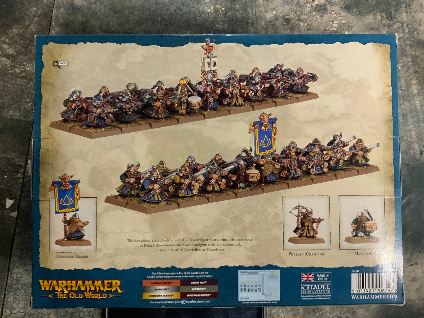Warhammer Old World Dwarfen Mountain Holds Dwarf Quarrelers