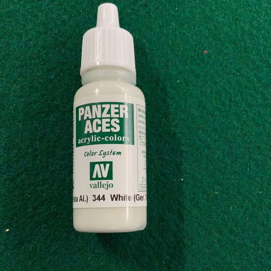 Panzer aces acrylic paint, 344 white
