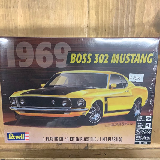 1969 Boss 302 Mustang Plastic Kit