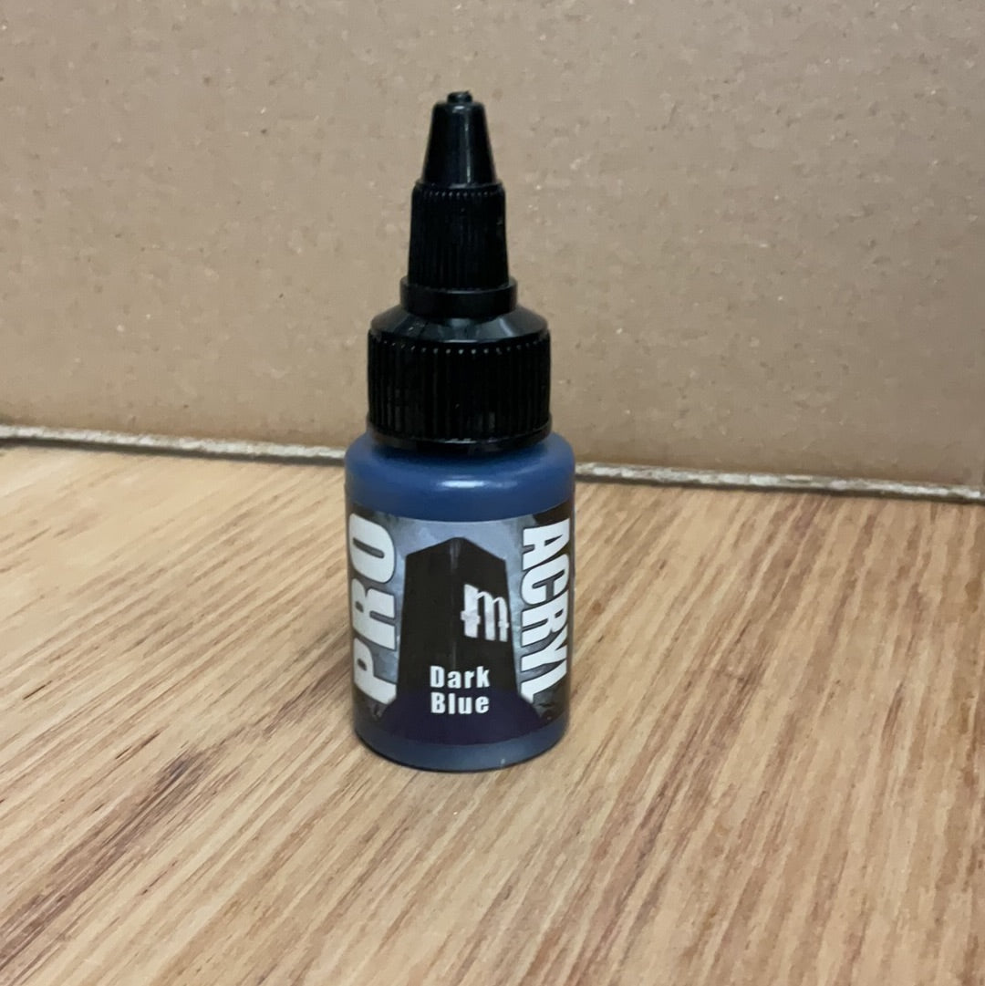 Pro Acrylic paint, Dark Blue, MPA-034