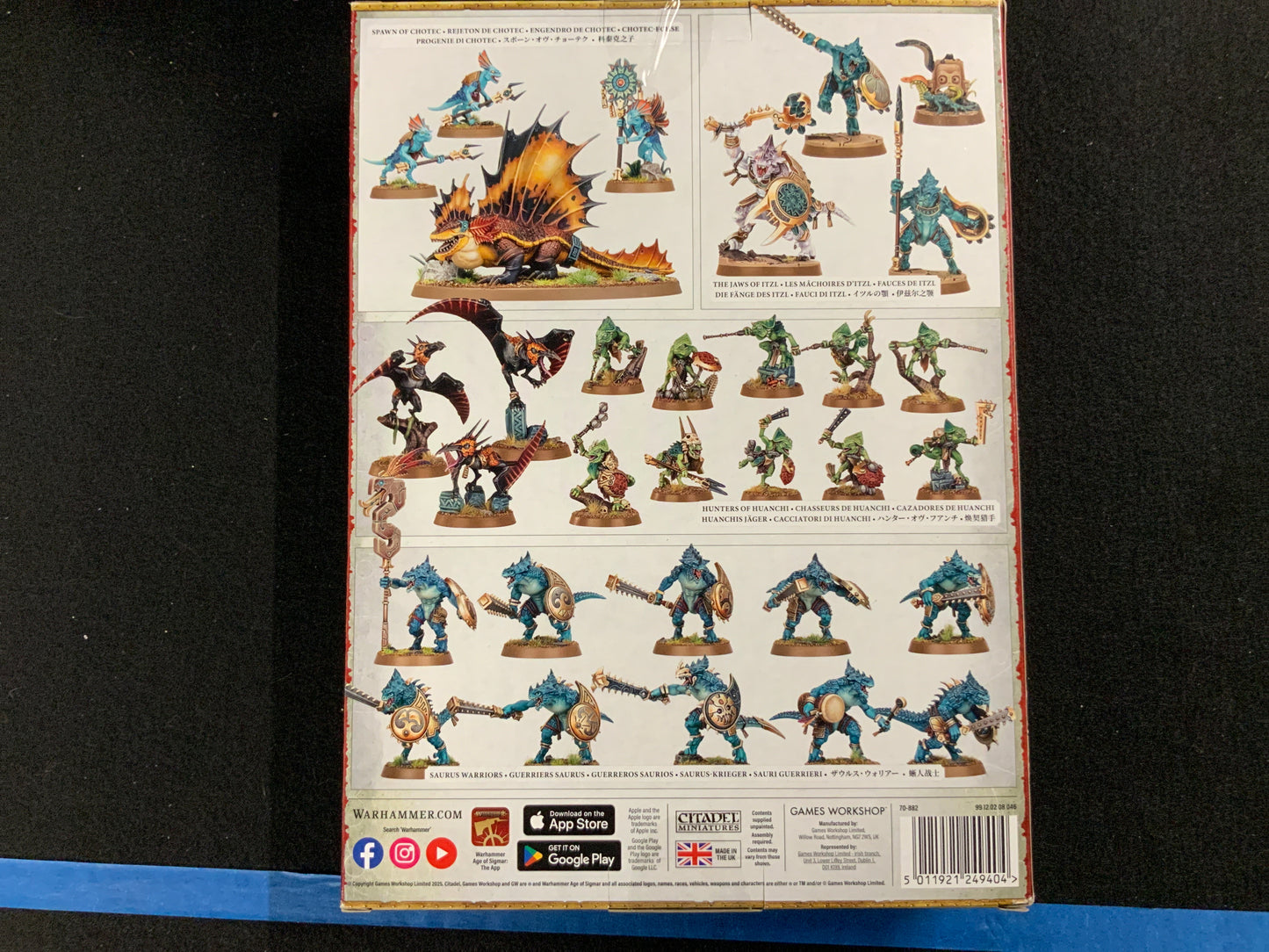 Warhammer Age of Sigmar Spearhead Seraphon Sunblood Prowlers