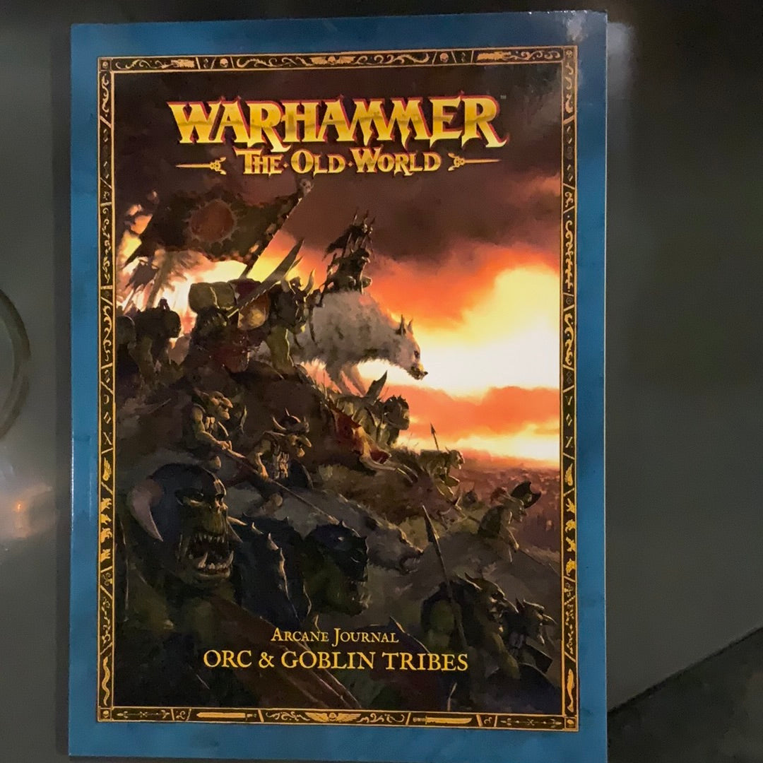 Warhammer The Old War Book Arcane JournalOrcAnd Goblin Tribes