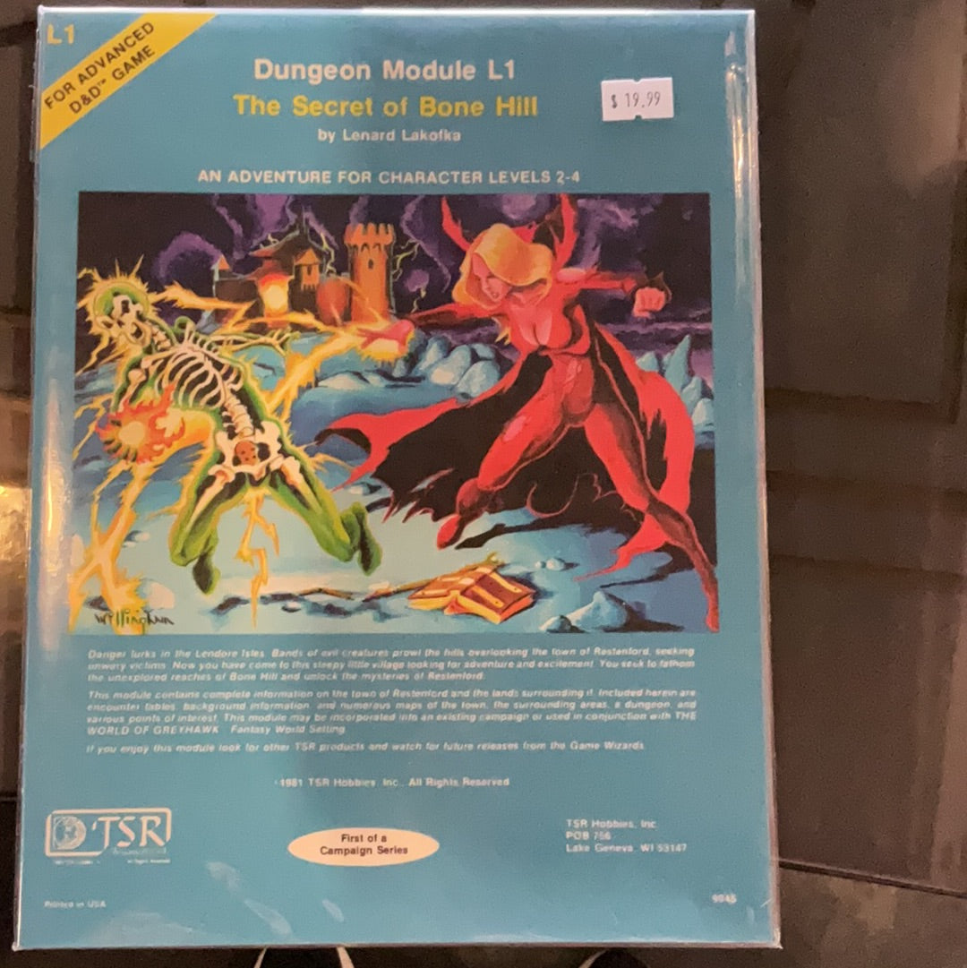 Dungeon Module L1 The Secret of Bone Hill