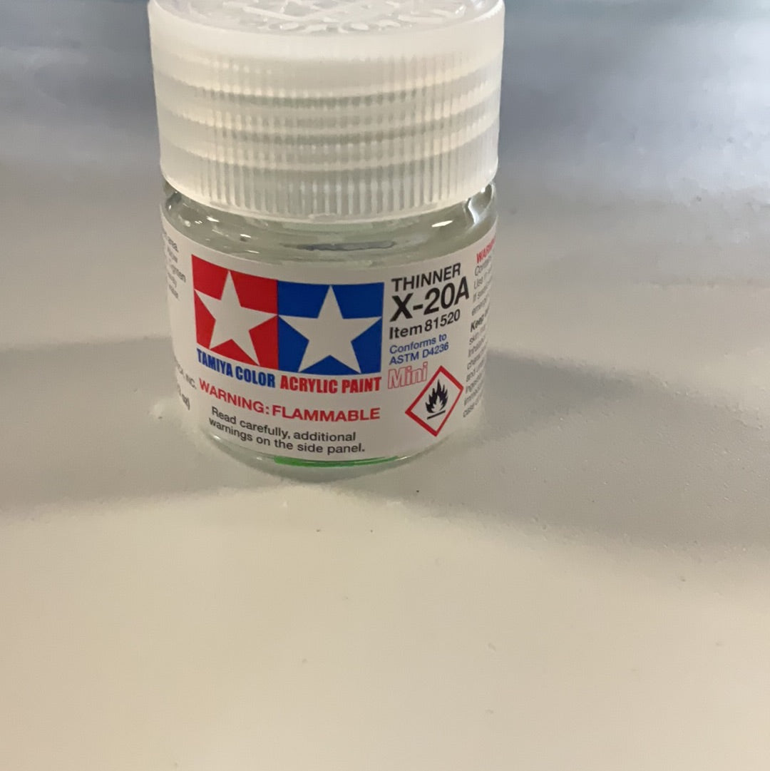 Tamiya color acrylic paint thinner X- 20A