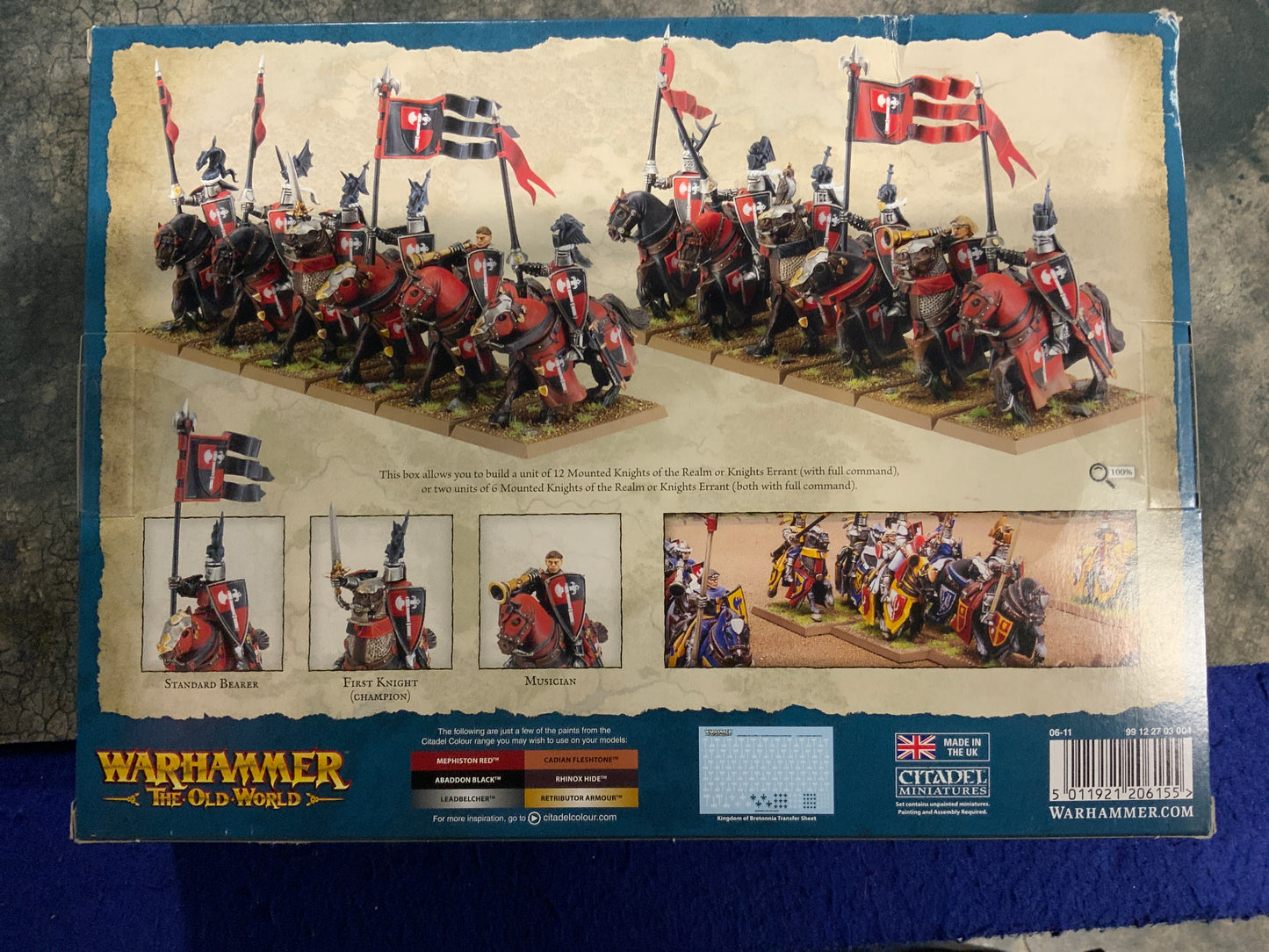 Warhammer The Old World, Kingdom of Britannia Knights Of The Realm