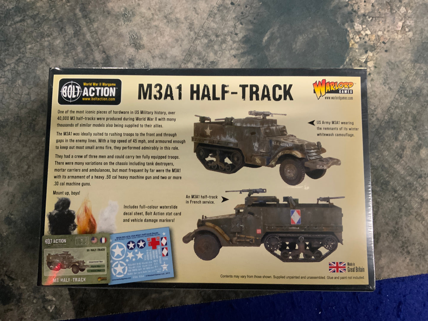 Bolt action warlord games M3 A1 Half-track