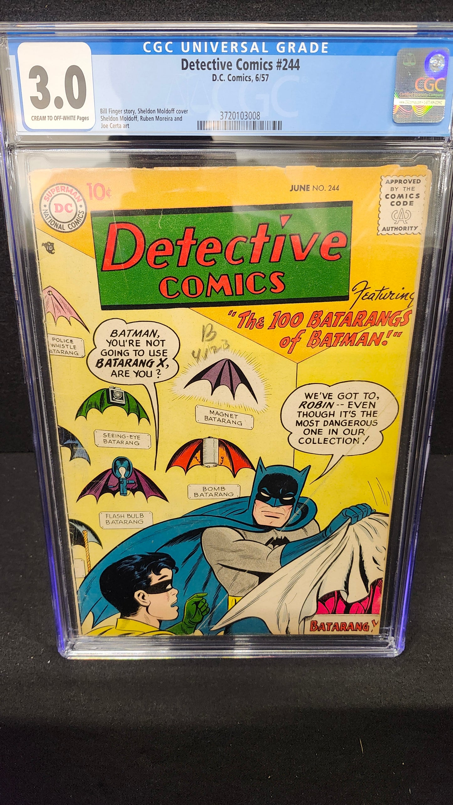 Detective Comics #244 CGC 3.0