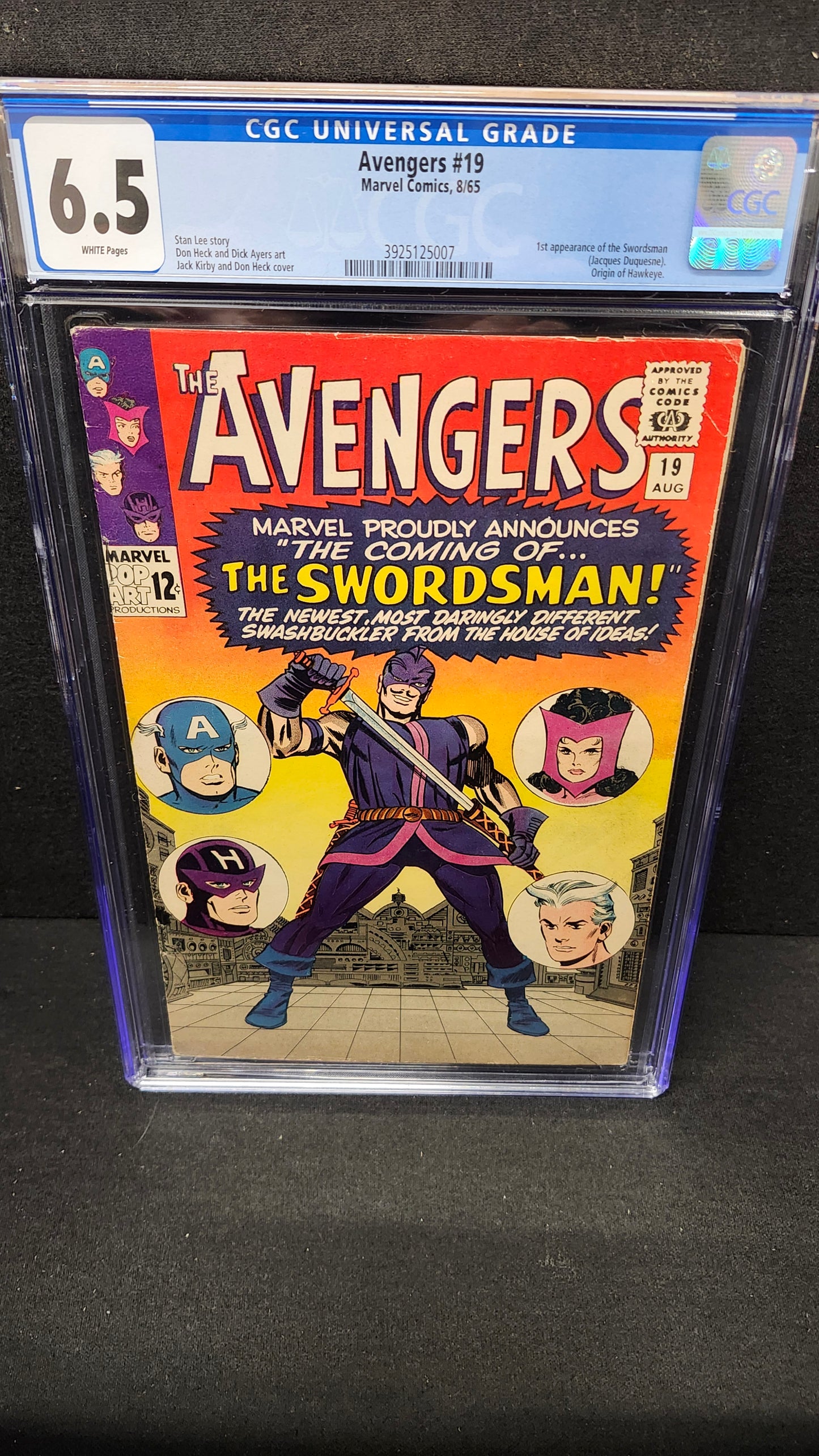 Avengers #19 CGC 6.5