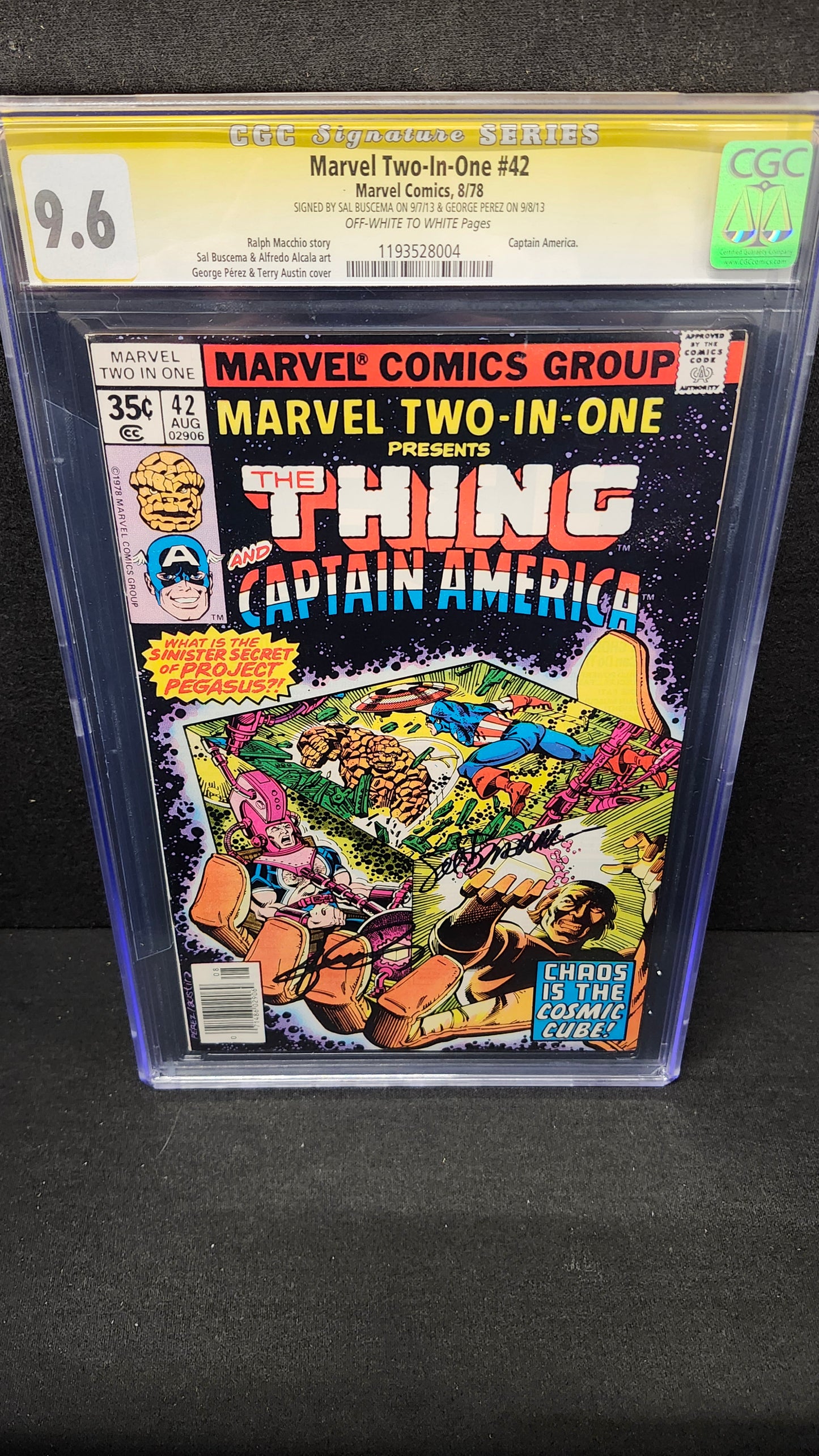 Marvel Two-In-One #42 CGC 9.6