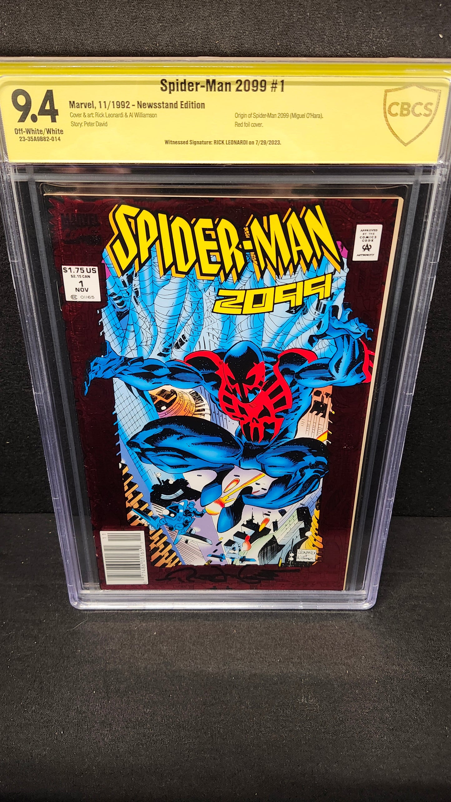 Spider-Man 2099 #1 CBCS 9.4