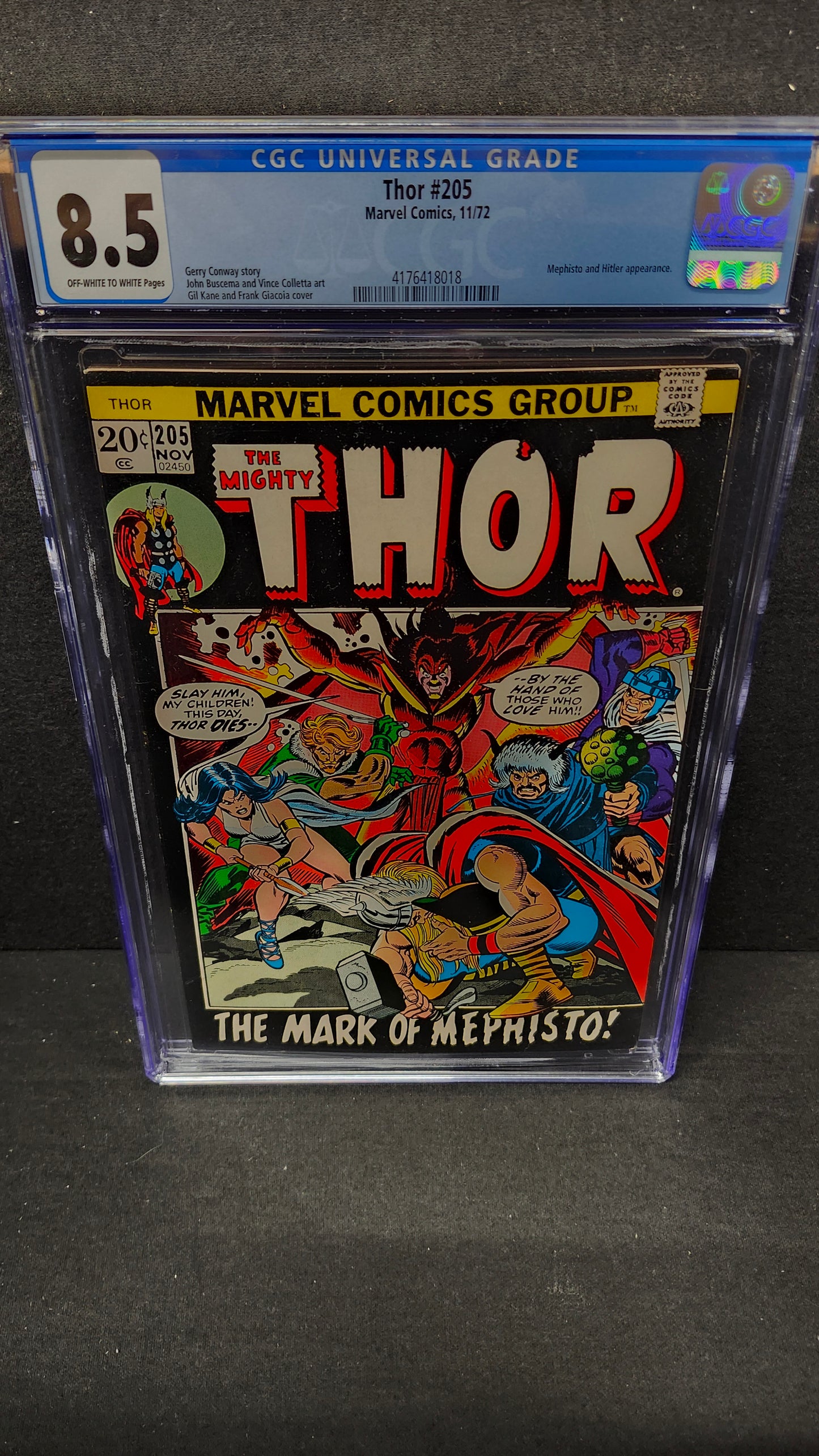 Thor #205 CGC 8.5