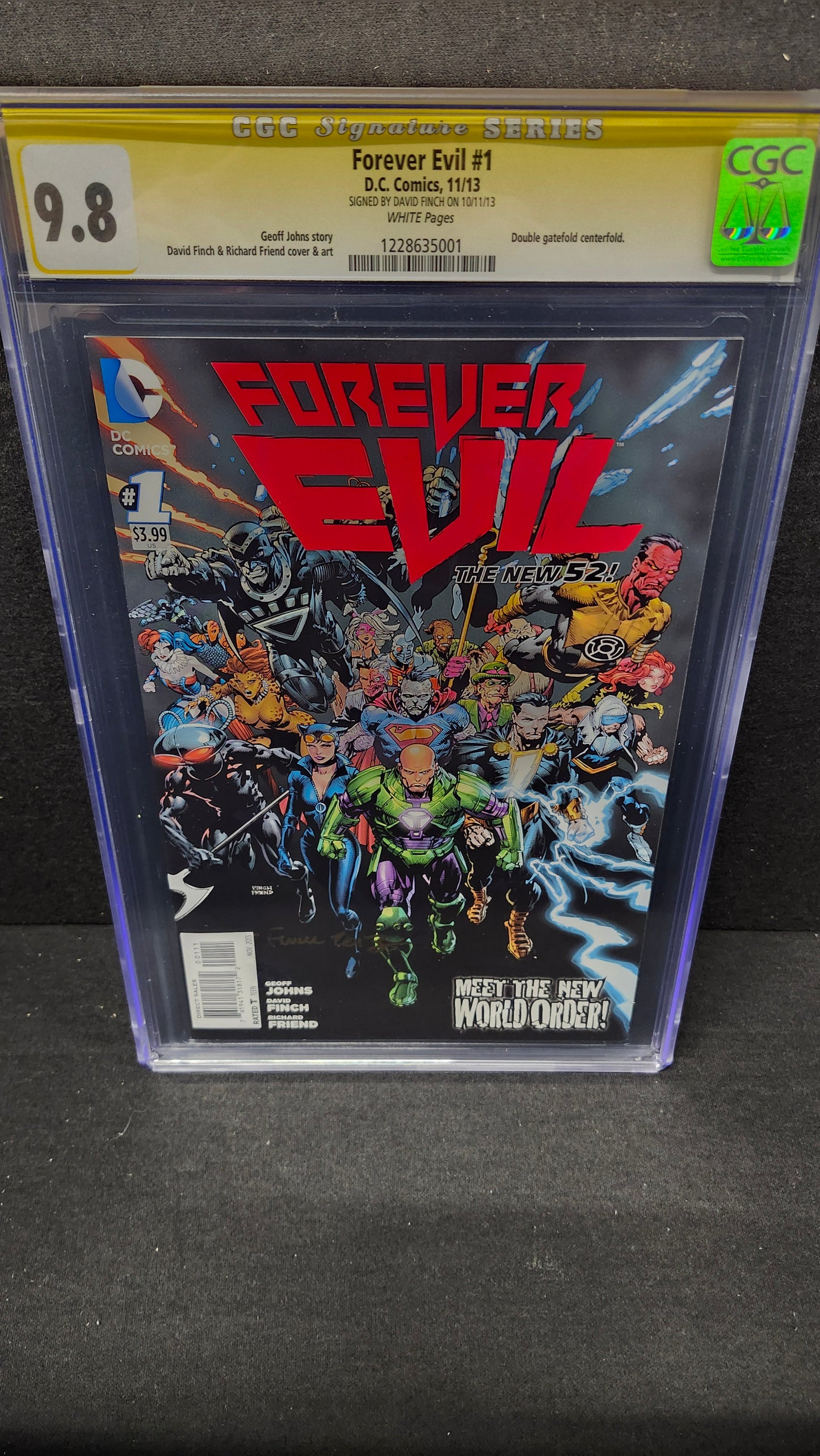 Forever Evil #1 CGC 9.8