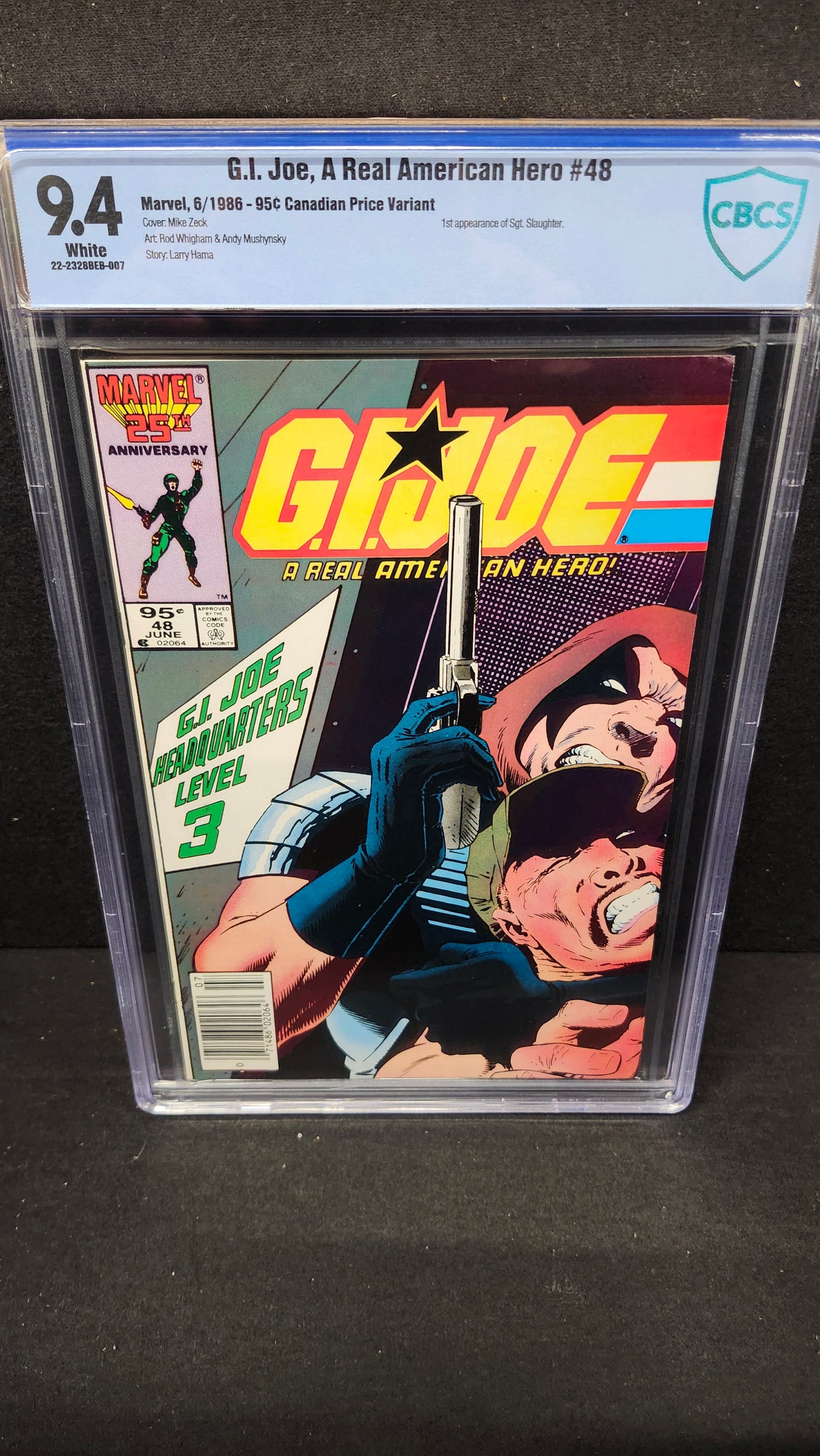 G.I. Jo, A Real American Hero #48 CBCS 9.4