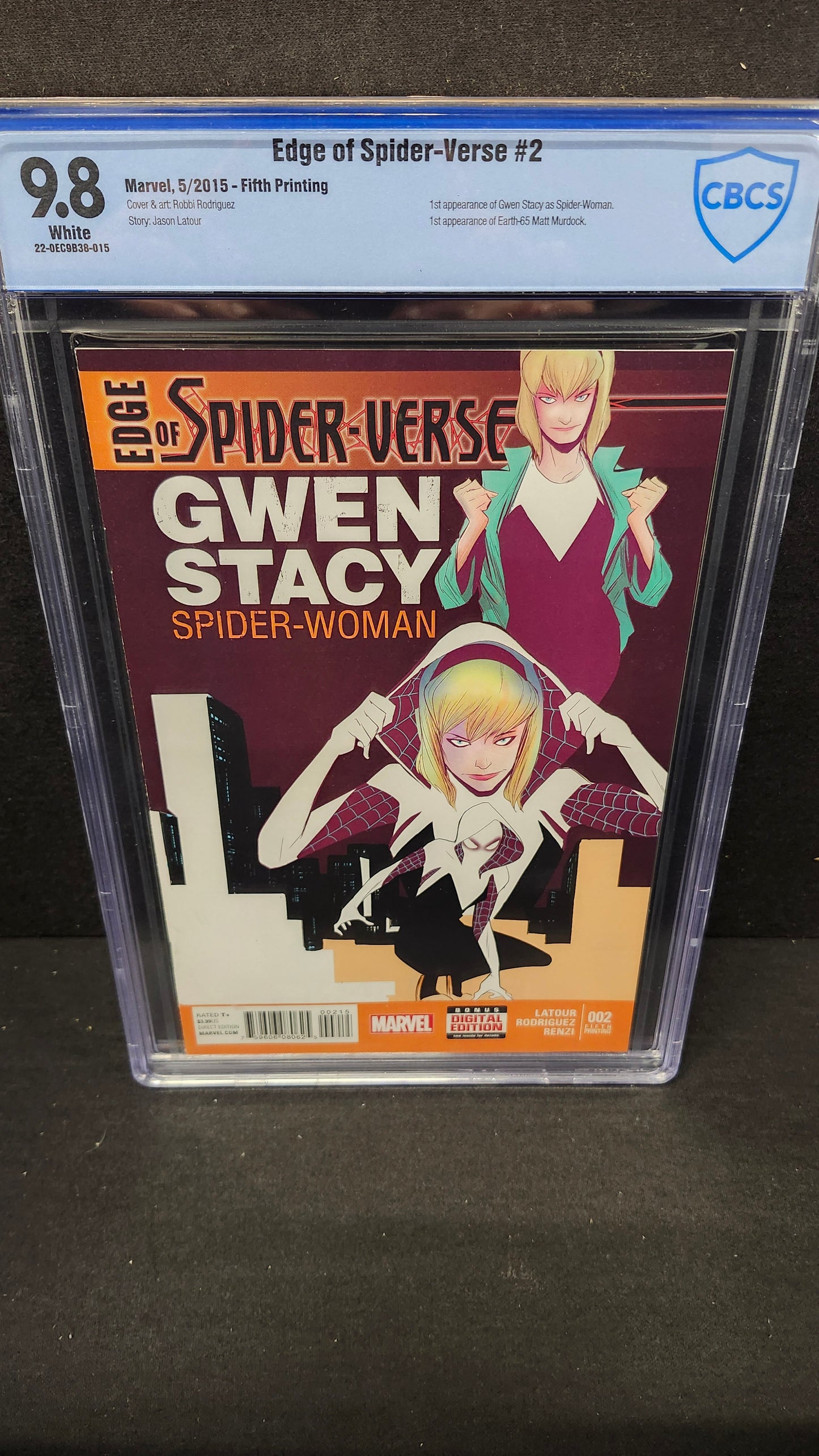 Edge of Spider-Verse #2 CBCS 9.8