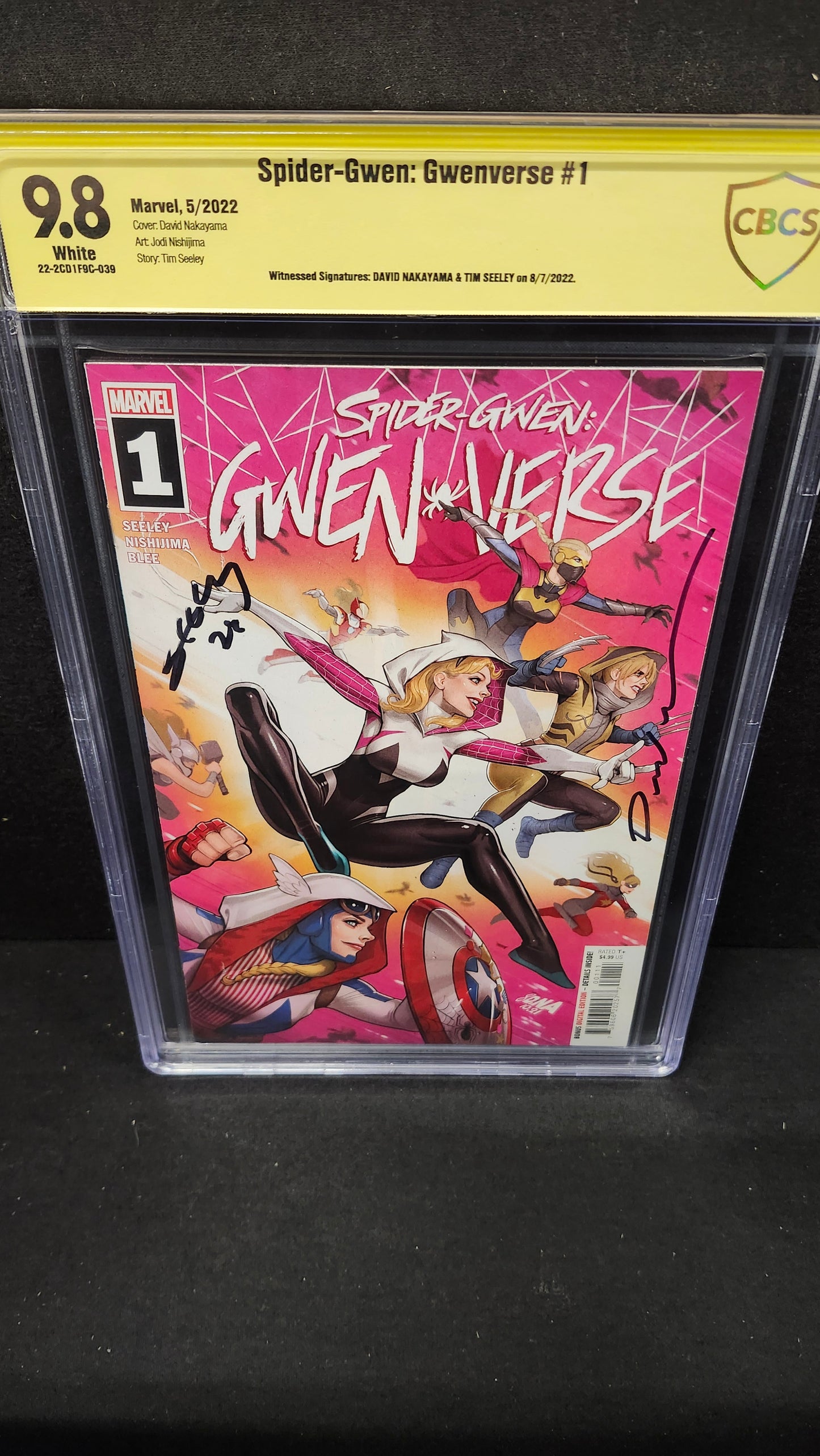 Spider-Gwen: Gwenverse #1 CBCS 9.8