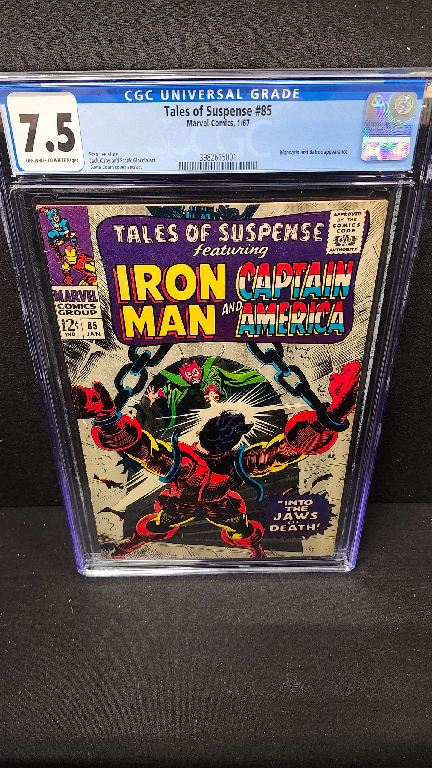 Tales of Suspense #85 CGC 7.5