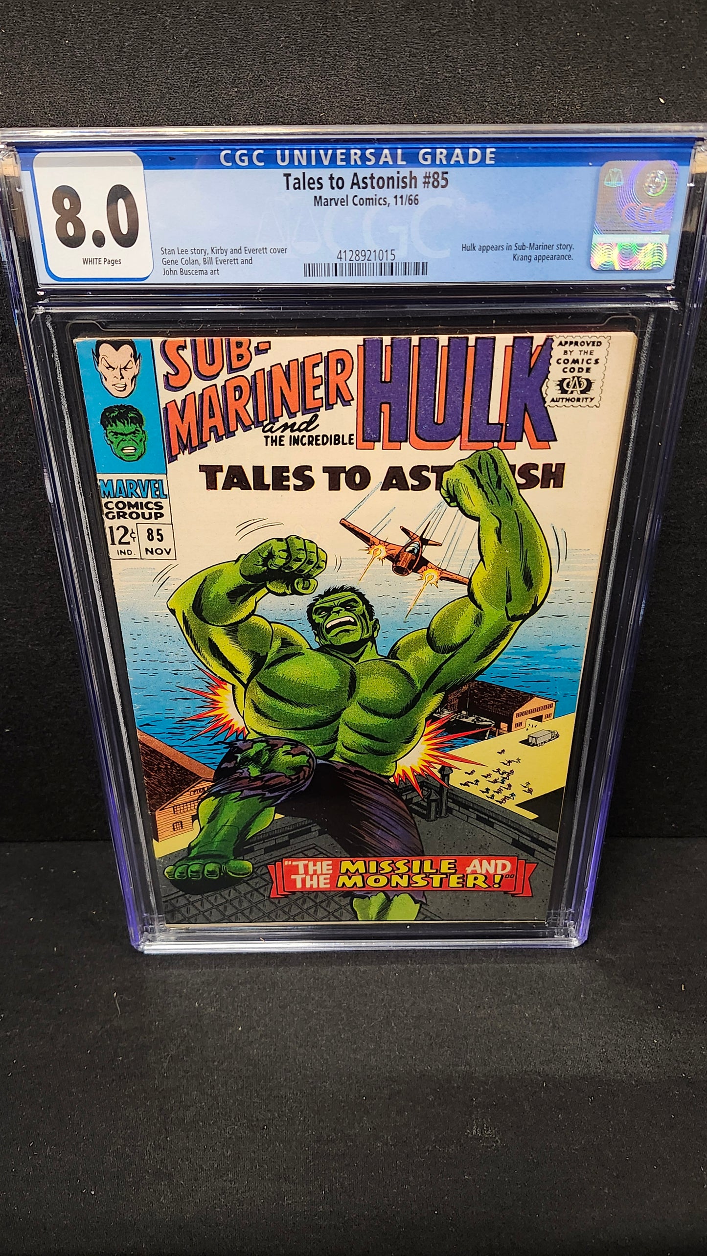 Tales to Astonish #85 CGC 8.0