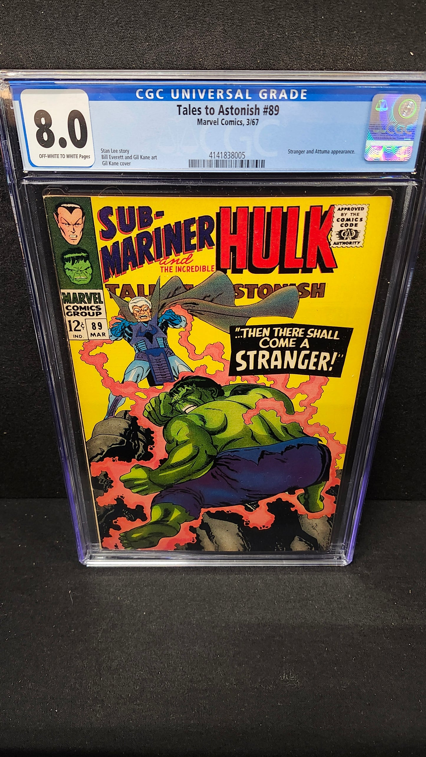 Tales to Astonish #89 CGC 8.0