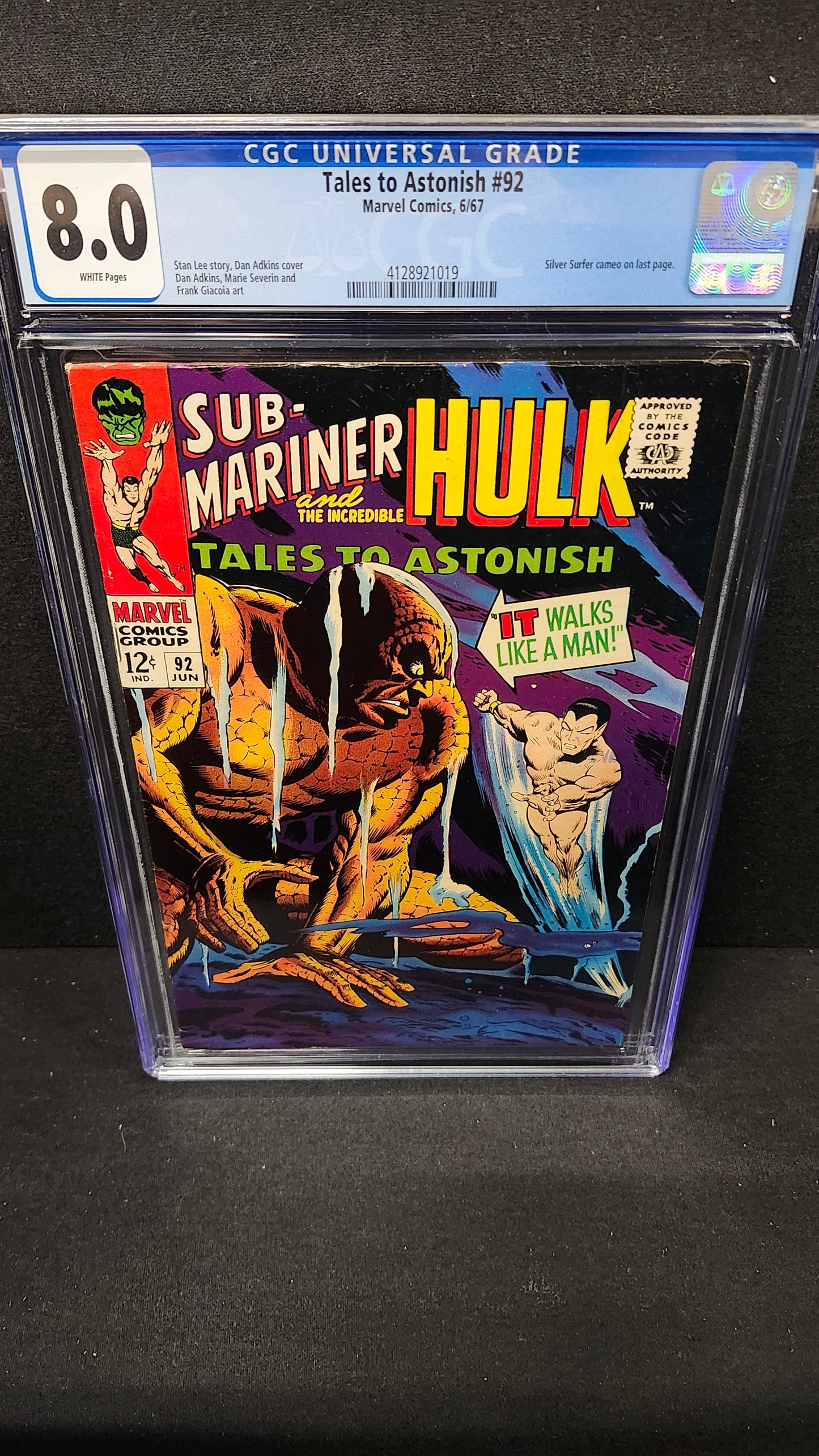 Tales to Astonish #92 CGC 9.2