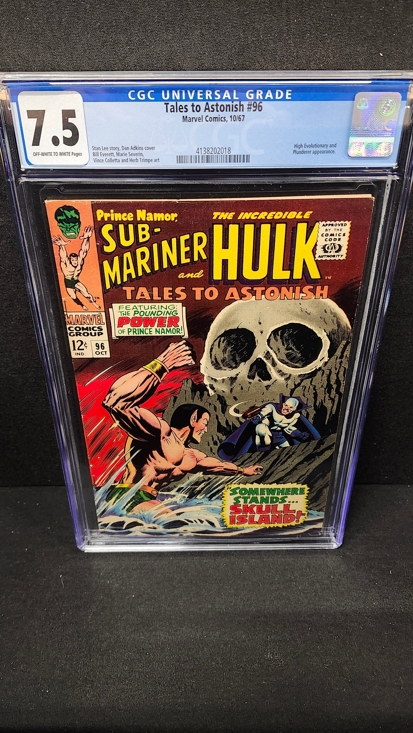 Tales to Astonish #96 CGC 7.5