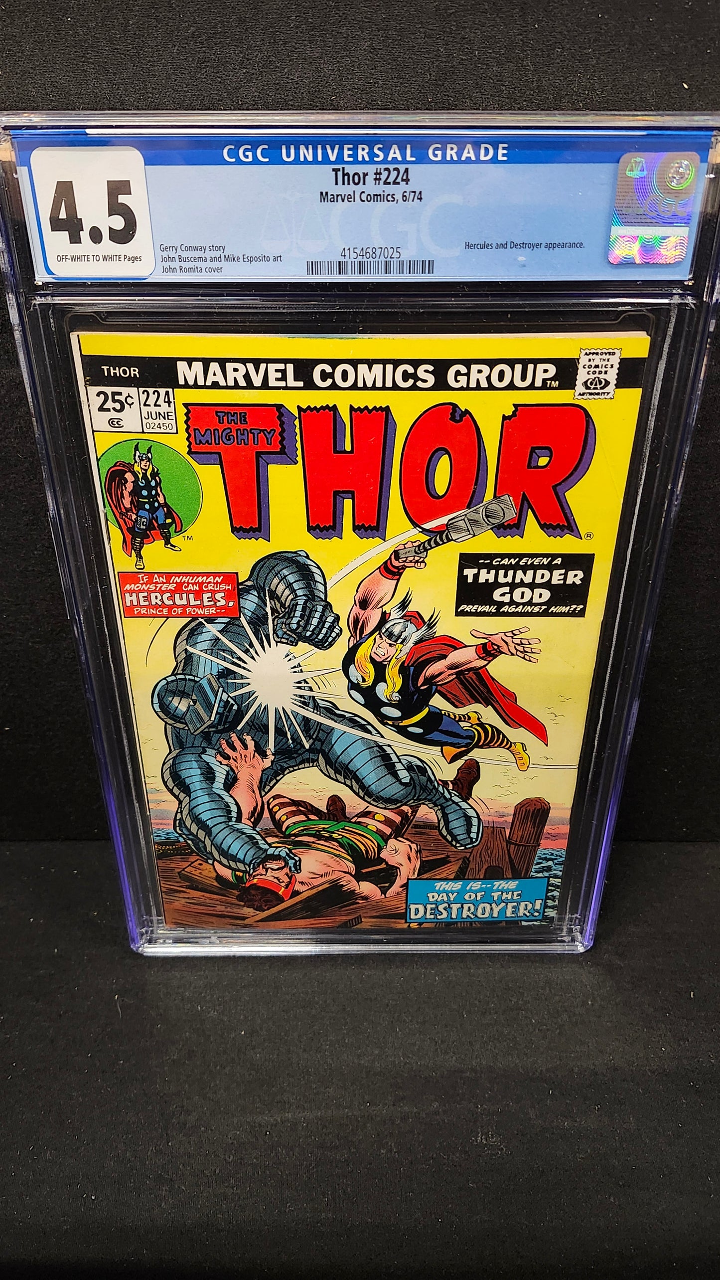 Thor #224 CGC 4.5