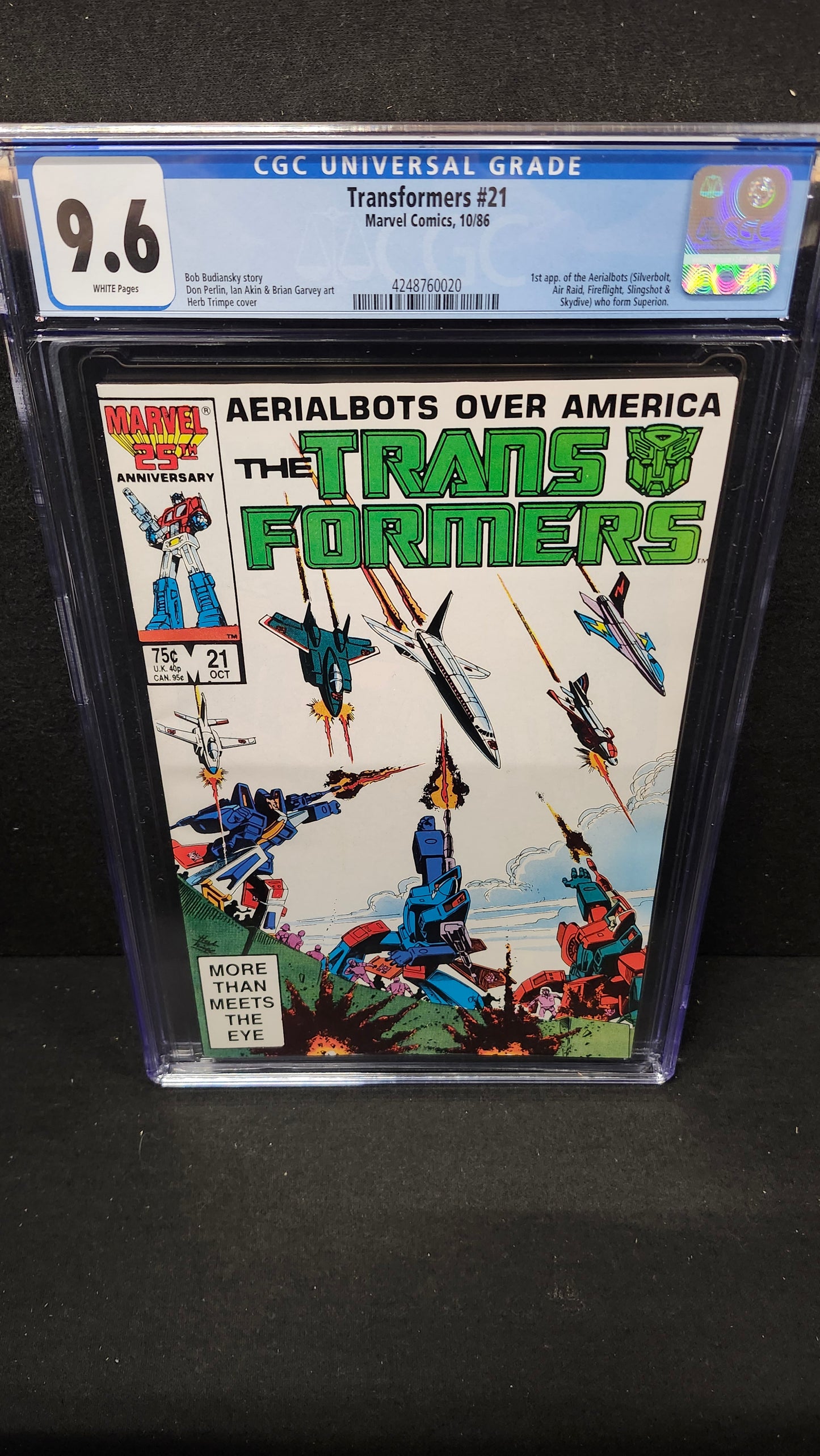 Transformers #21 CGC 9.6