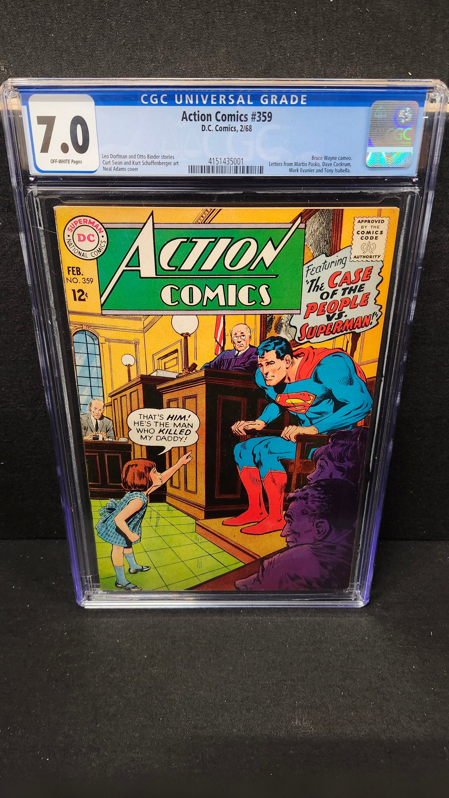 Action Comics #359 CGC 7.0