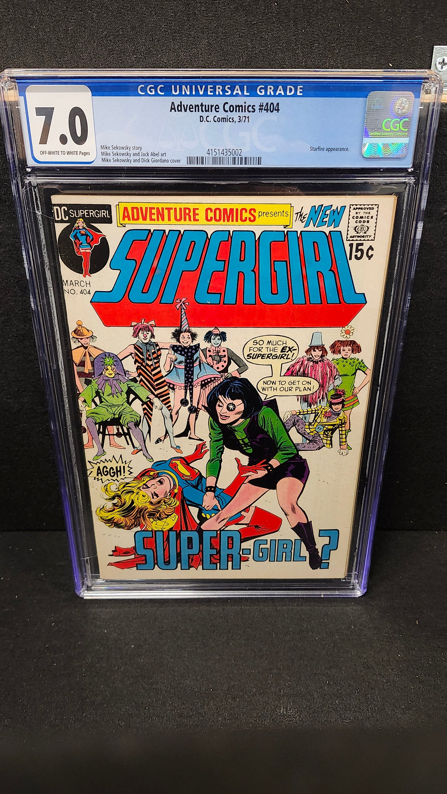 Adventure Comics #404 CGC 7.0