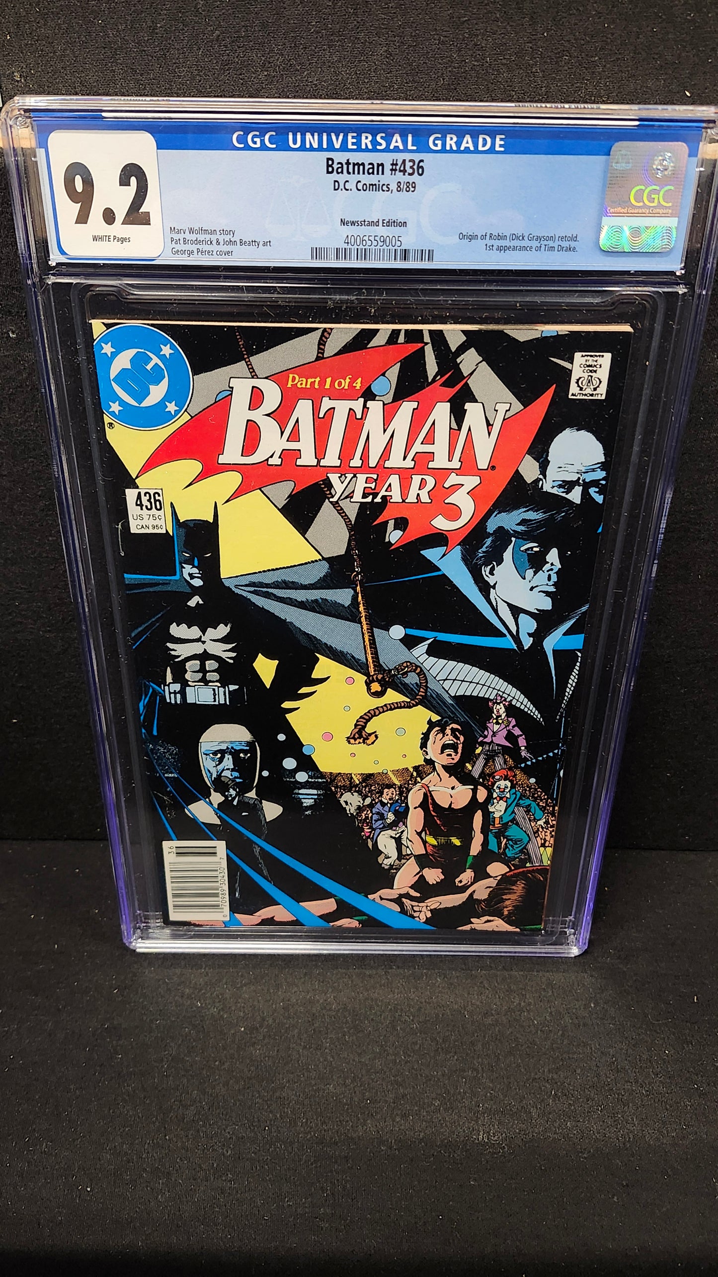 Batman #436 CGC 9.2