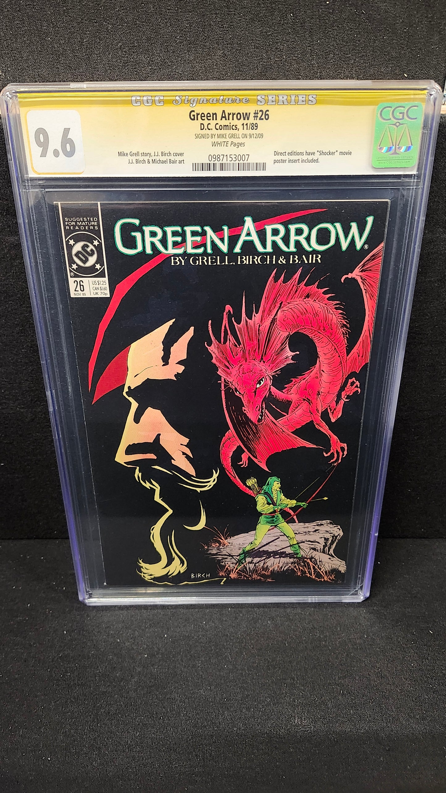 Green Arrow #26 CGC 9.6