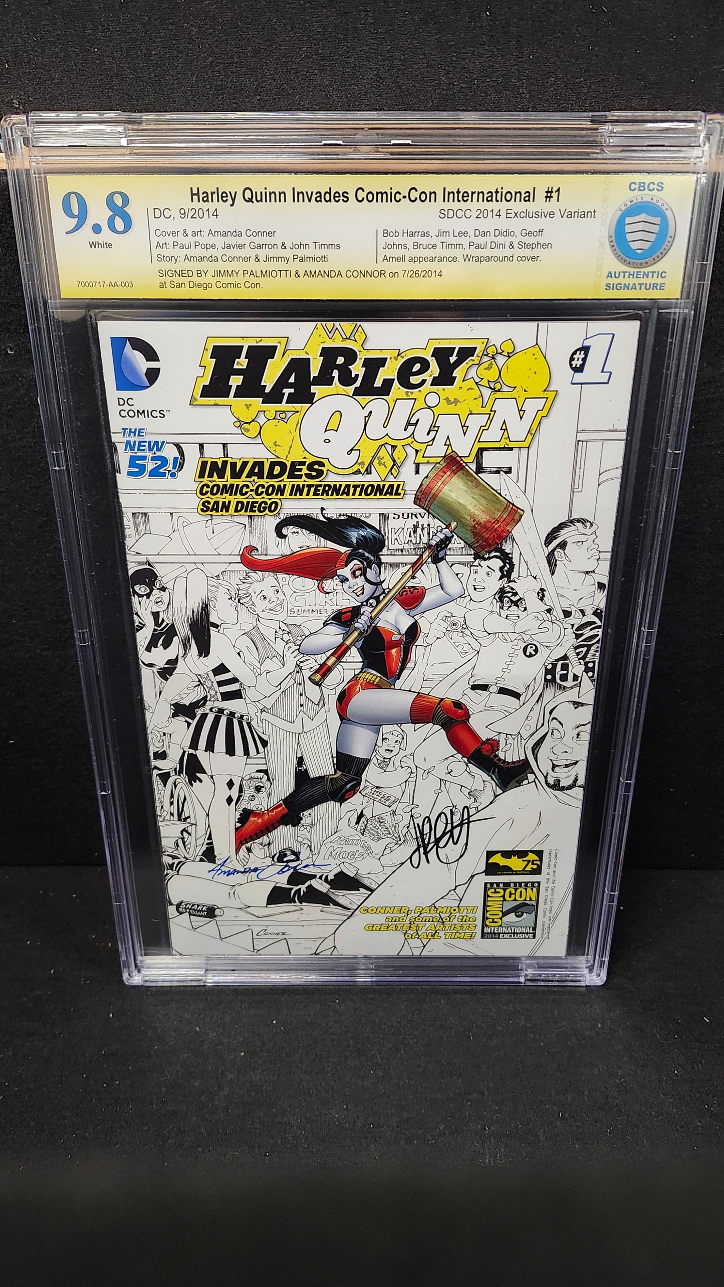 Harley Quinn Invades Comic-Con International #1 CBCS 9.8