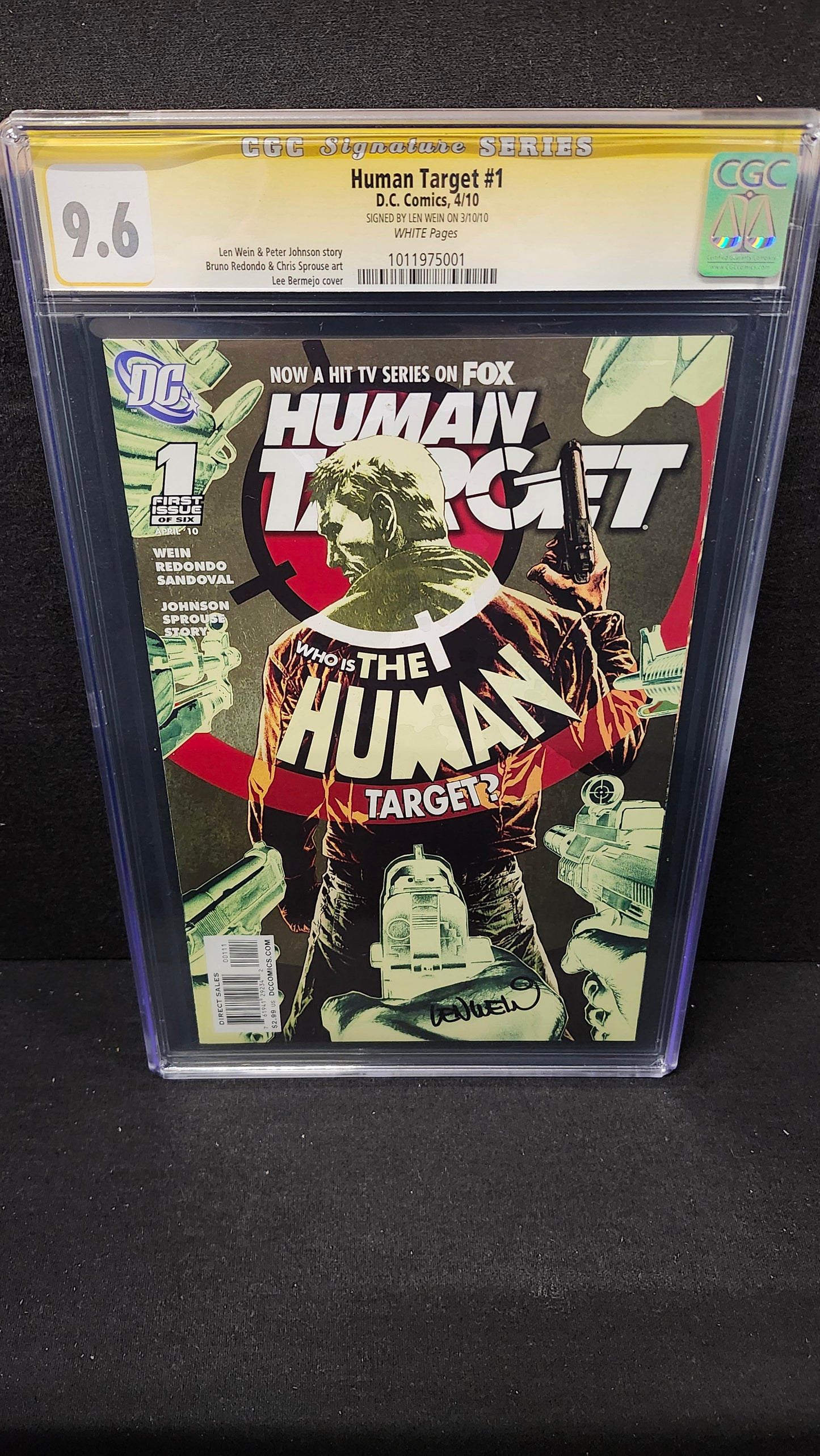 Human Target #1 CGC 9.6