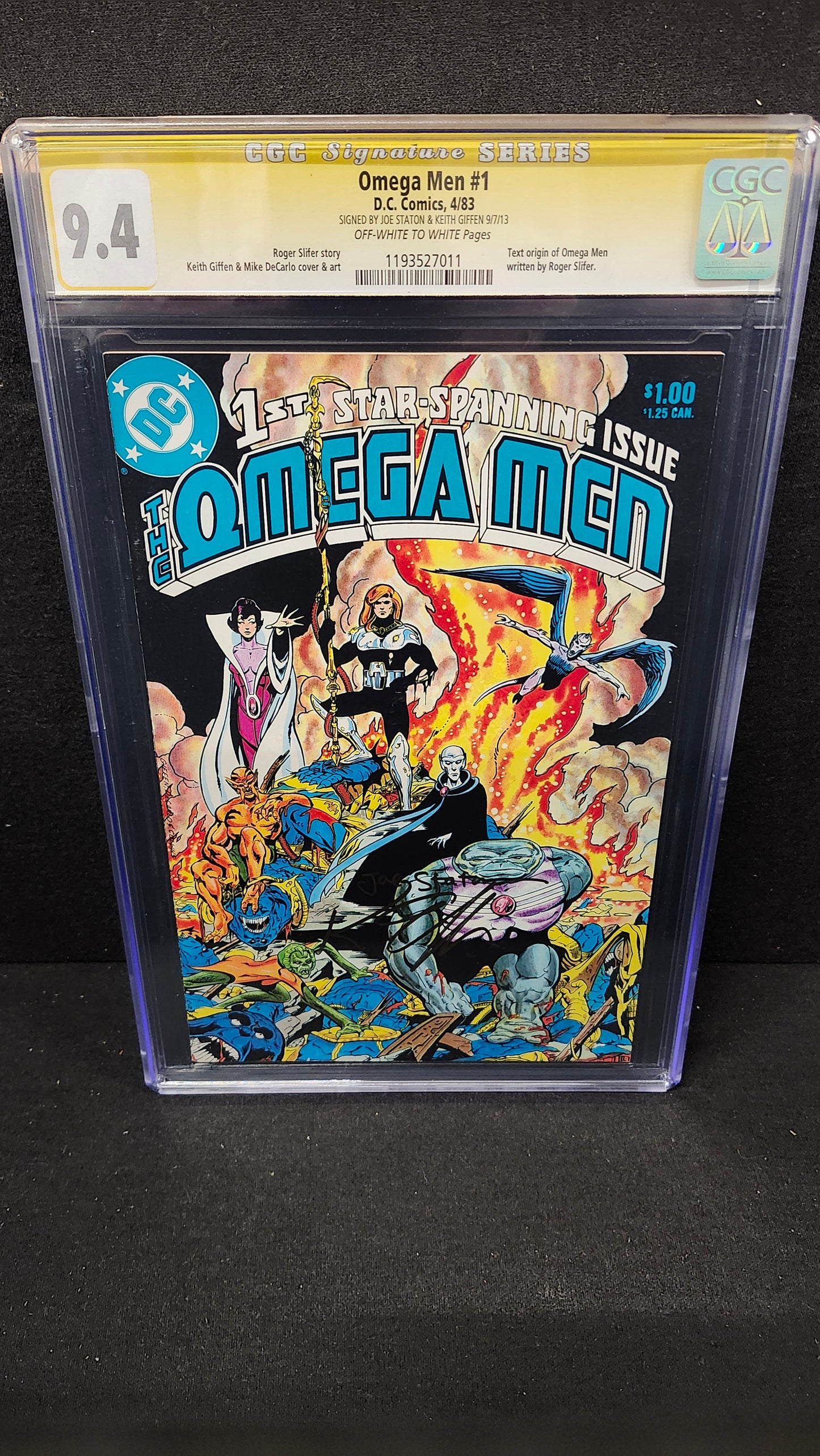Omega Men #1 CGC 9.4
