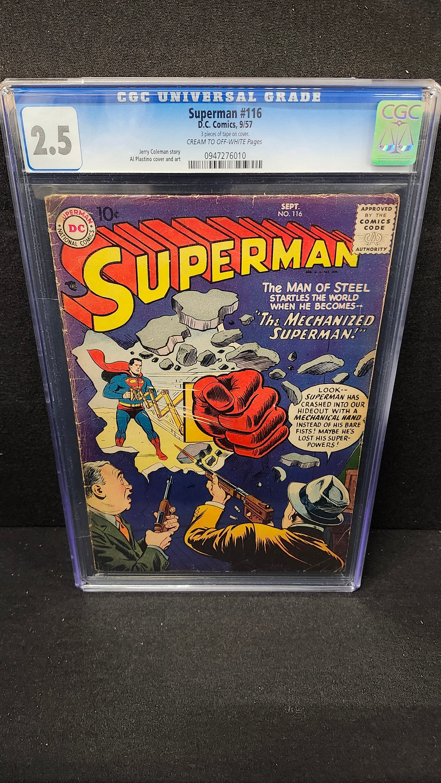 Superman #116 CGC 2.5