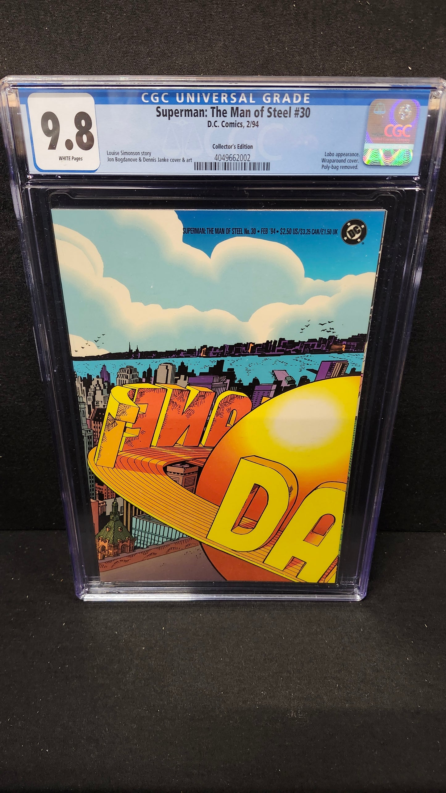 Superman: The Man of Steel #30 CGC 9.8