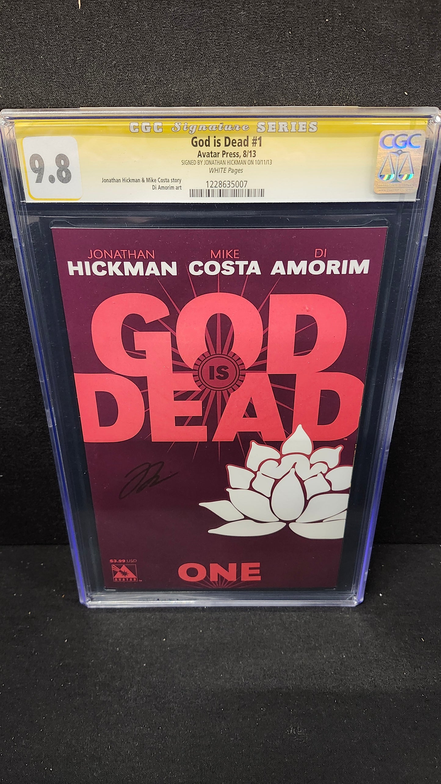 God is Dead #1 CGC 9.8