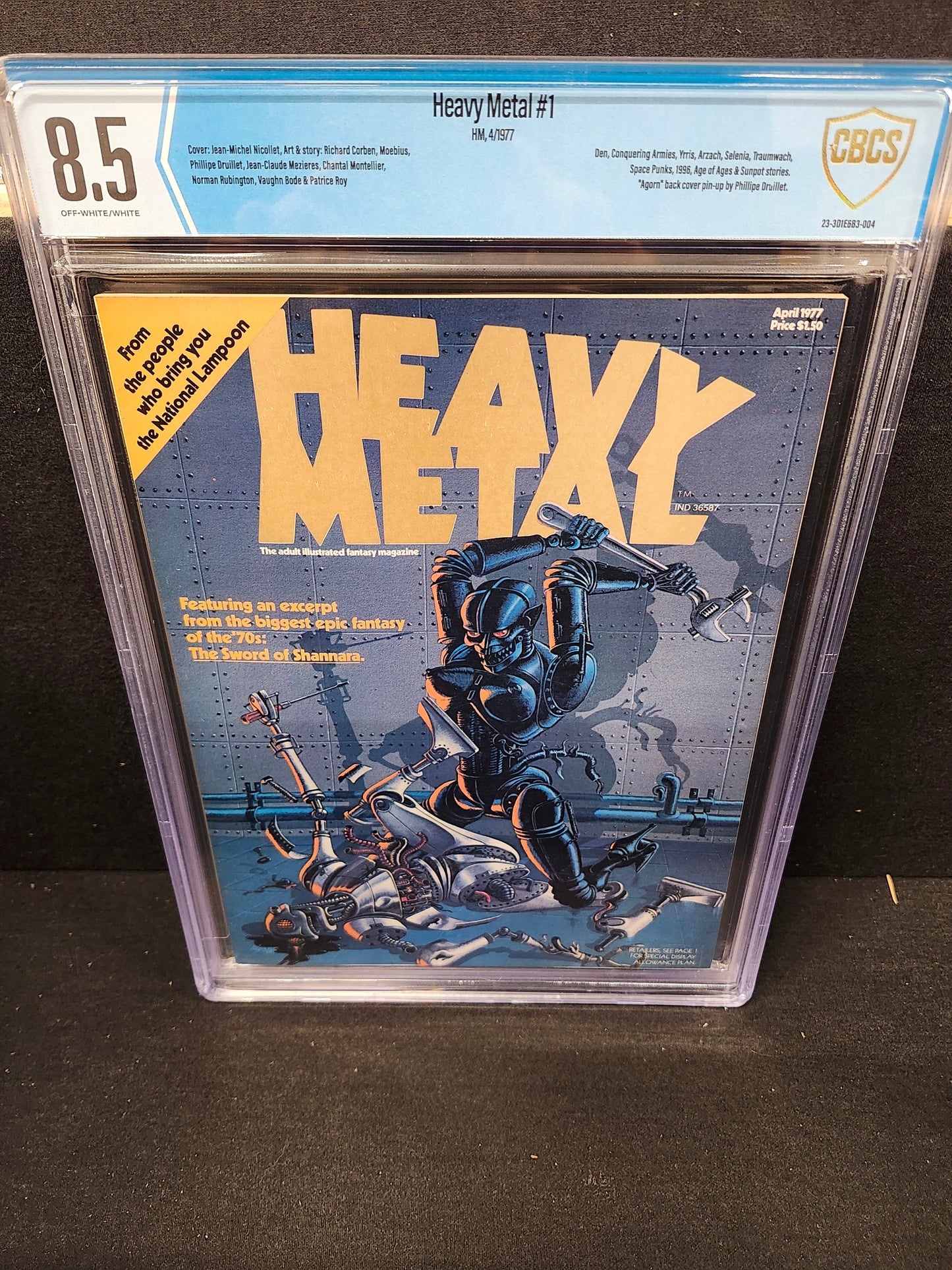 Heavy Metal #1 CBCS 8.5