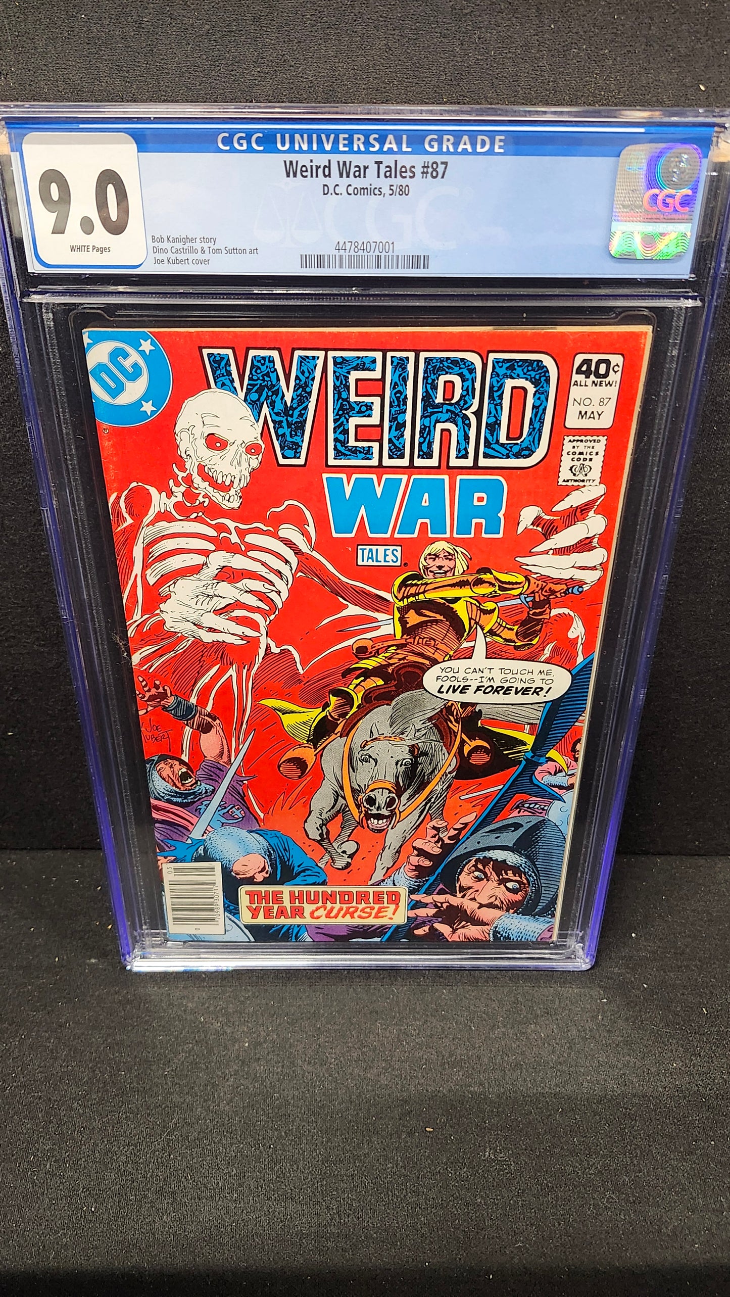Weird War Tales #87 CGC 9.0