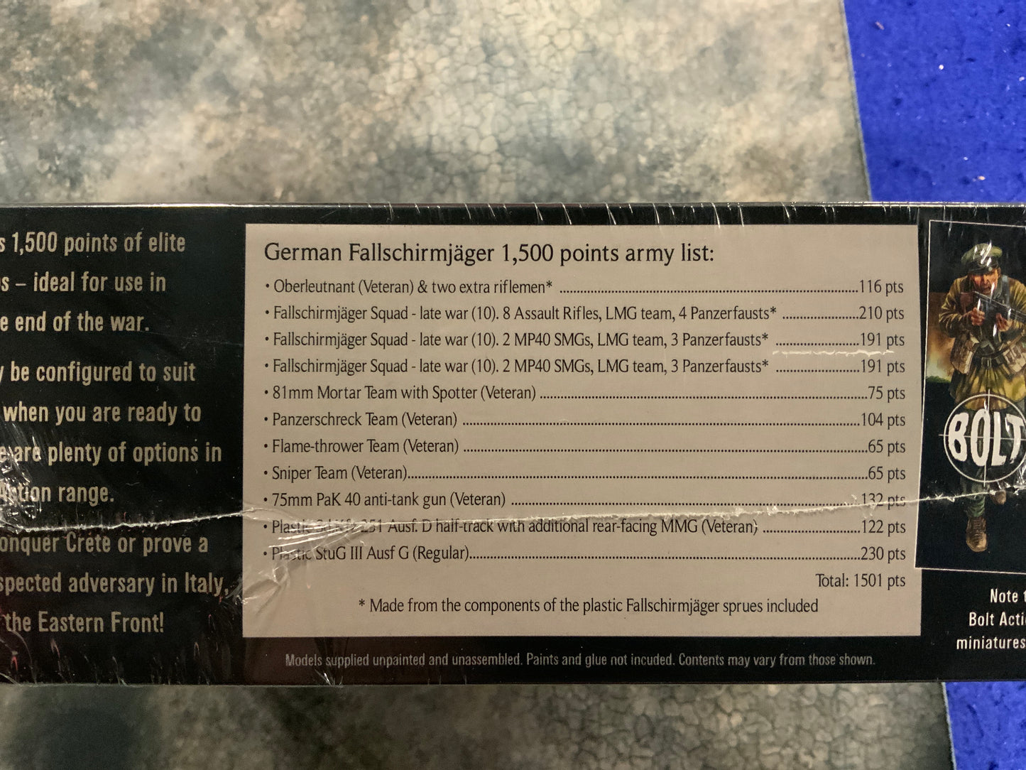 Bolt Action Fallschirmjager German Army Starter Set