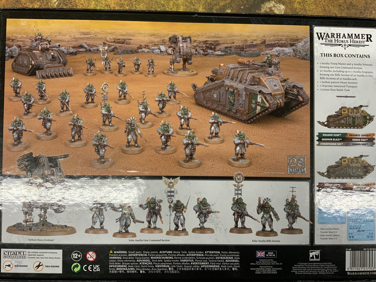 Warhammer, The Horus Heresy, Solar Auxilia Battle Group