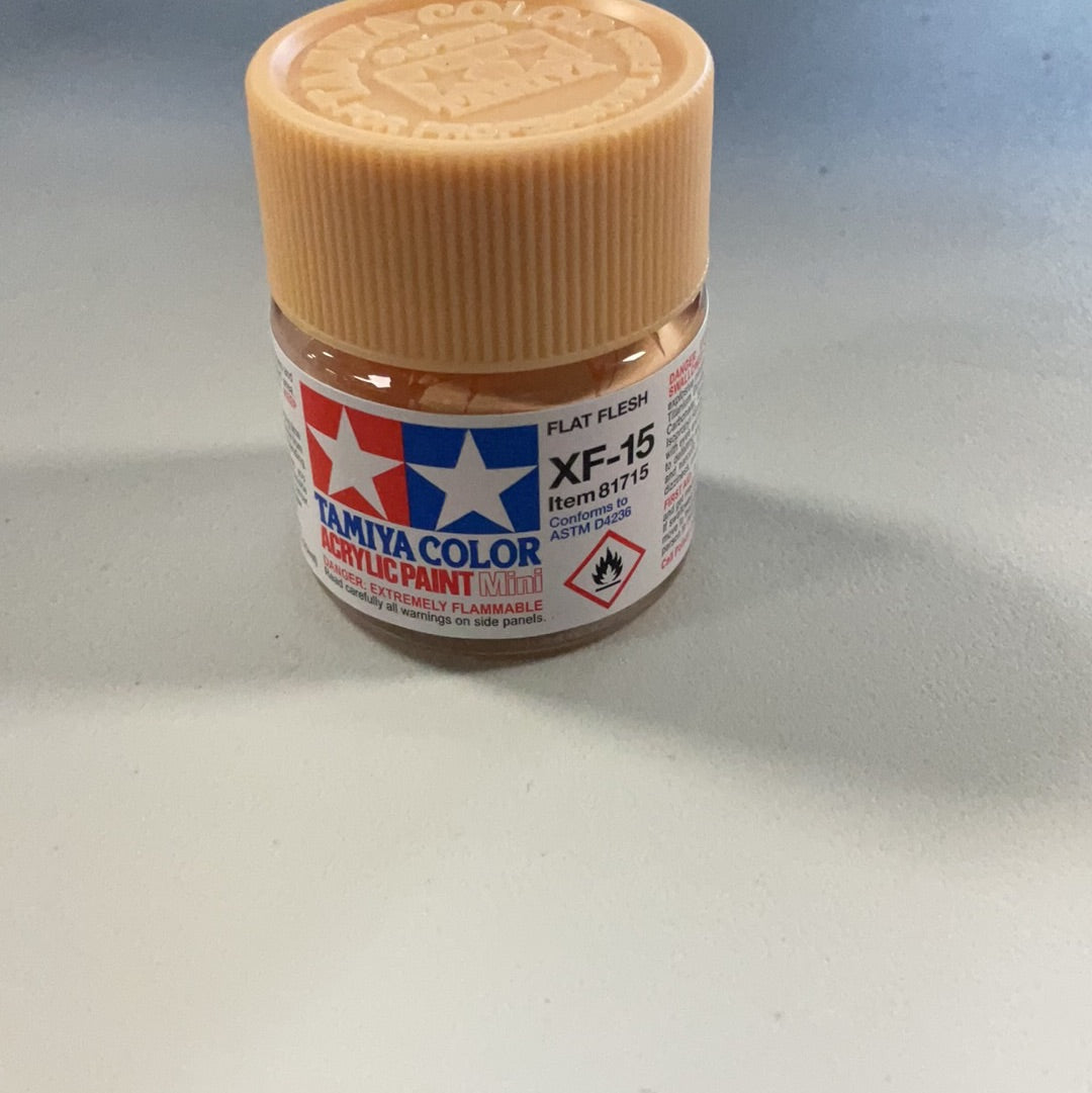 Tamiya color acrylic paint, Flat Flesh, XF - 15