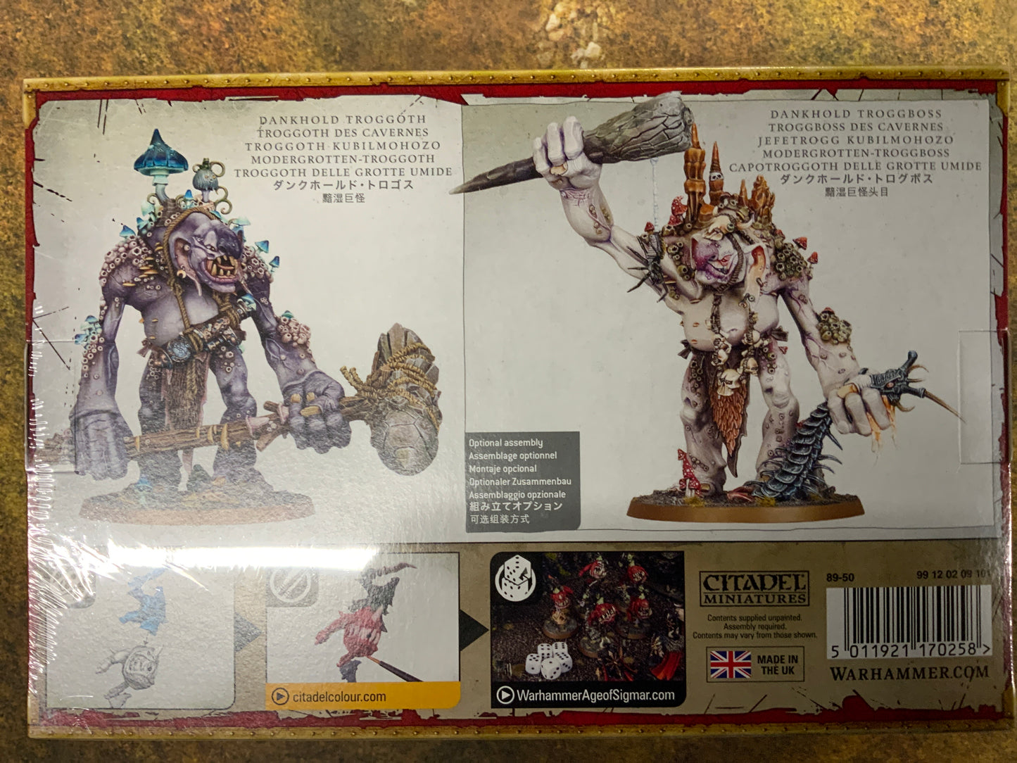 Warhammer Age of Sigmar Gloomspite Gitz Dankhold Troggoth