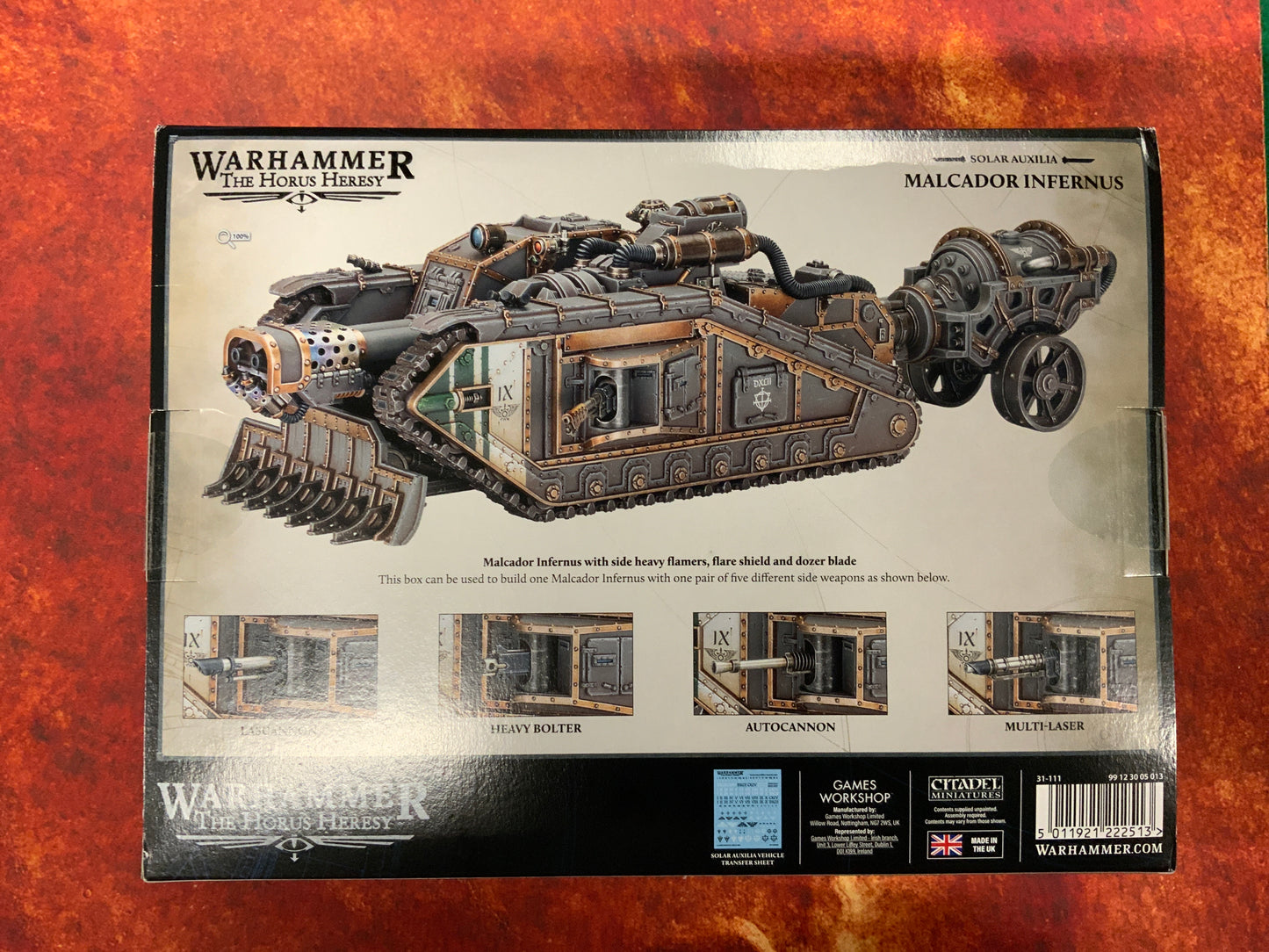 Pre-Order Warhammer The Horus Heresy Solar Auxilia Malcadoe Infernus