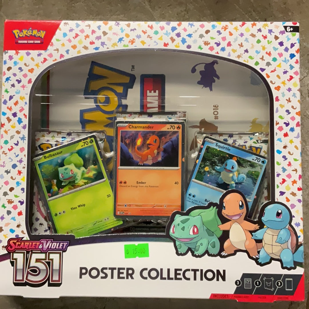 Pokémon 151 Poster Collection – Warehouse Comics, Cards & Gaming