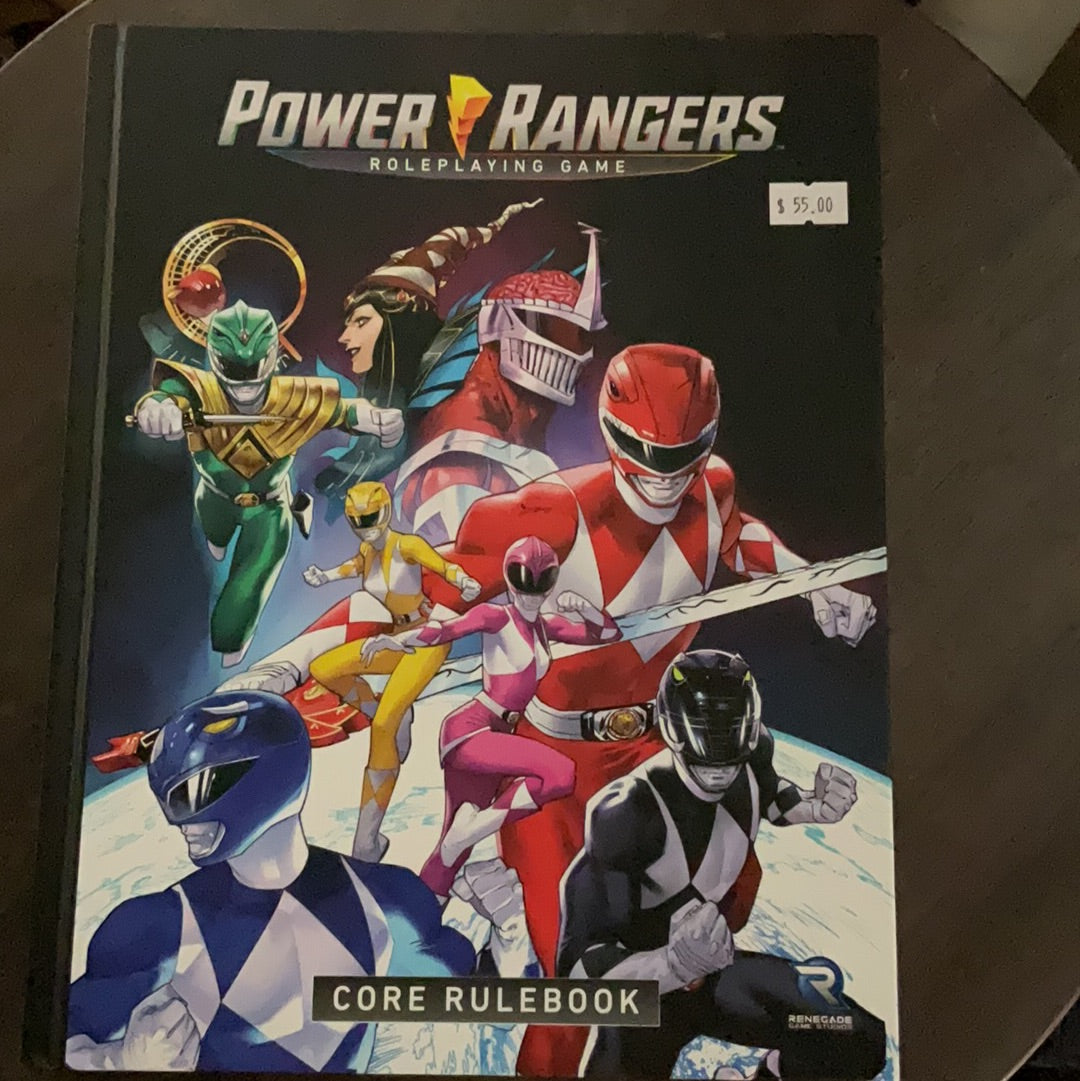 Power rangers roleplaying core rule book