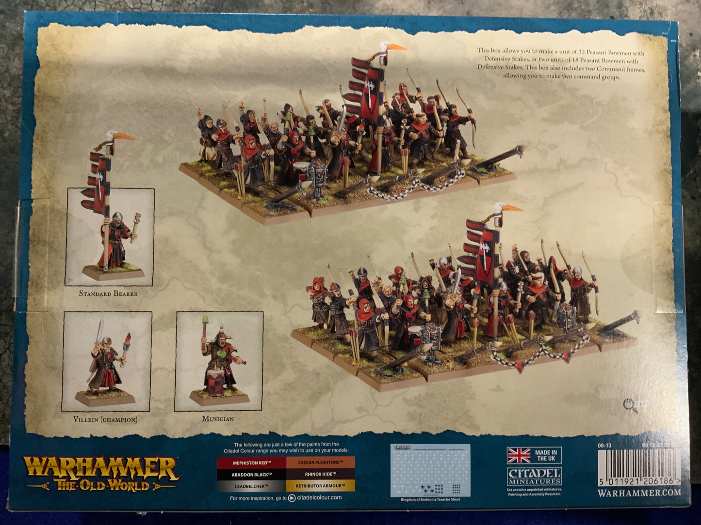 Warhammer The Old World Kingdom of Bretonnia Peasant Bowmen