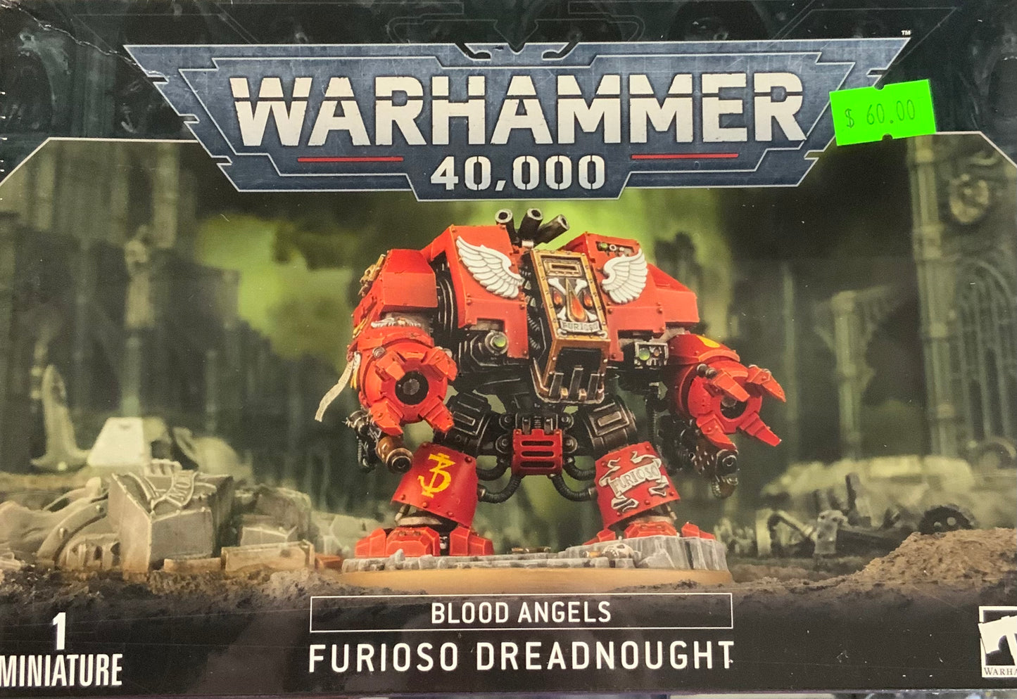 40k Blood Angels: Furioso Dreadnaught