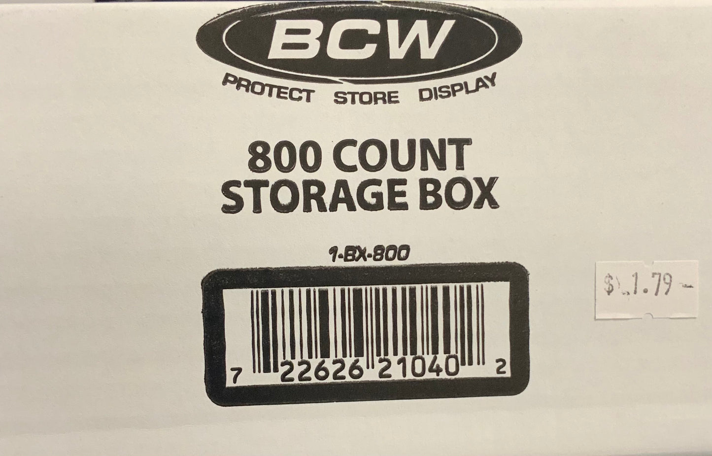 BCW 800 Count Storage Box