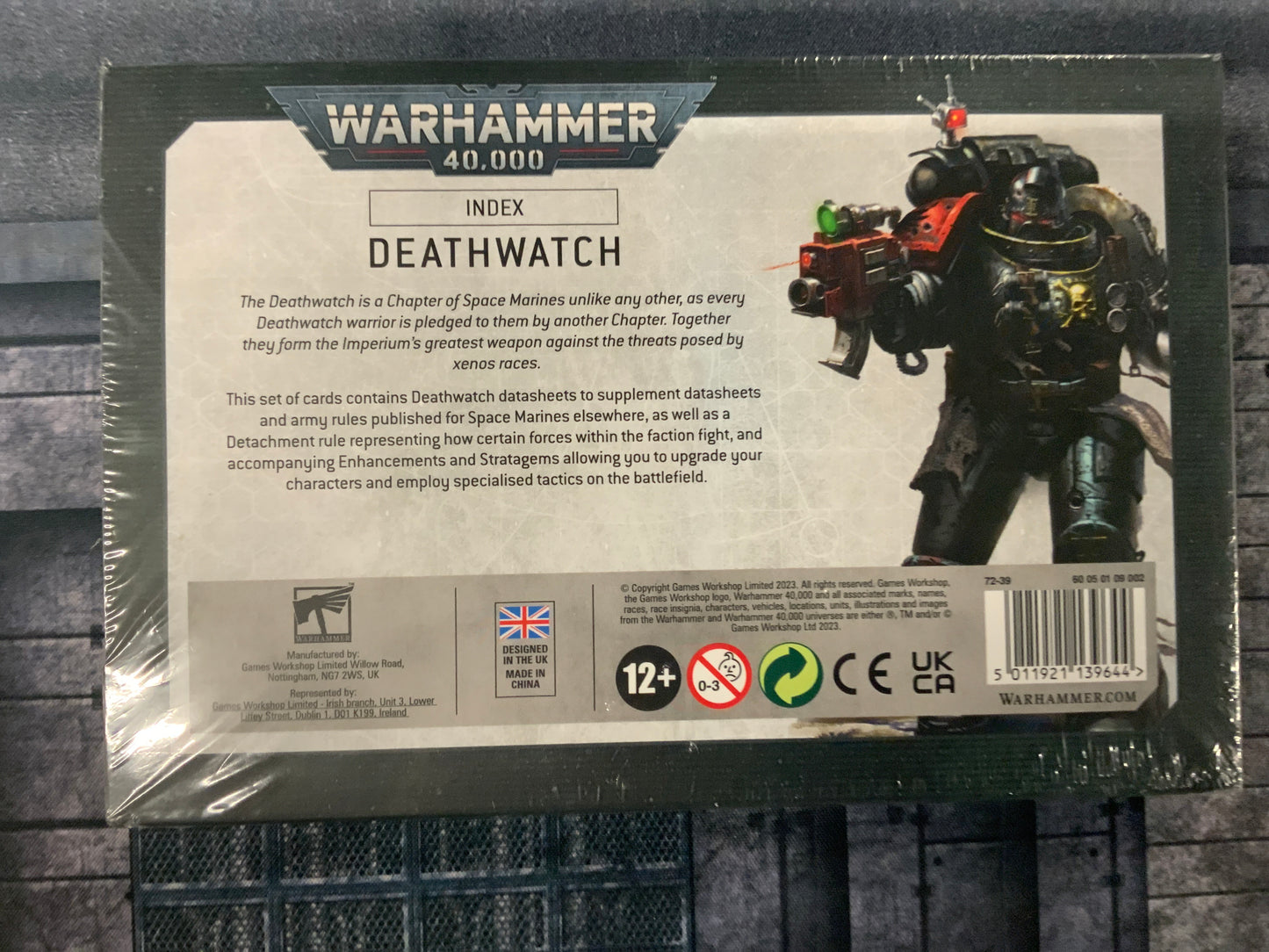 40k Deathwatch Index Cards