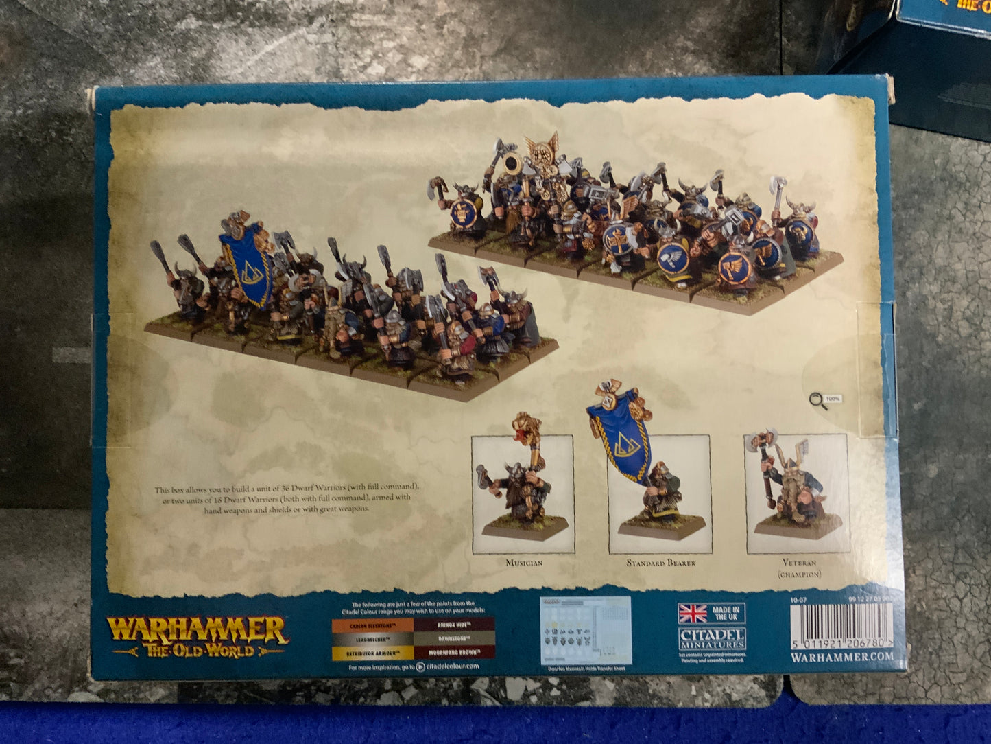 Warhammer Dwarven Mountain Holds Dwarf Warriors